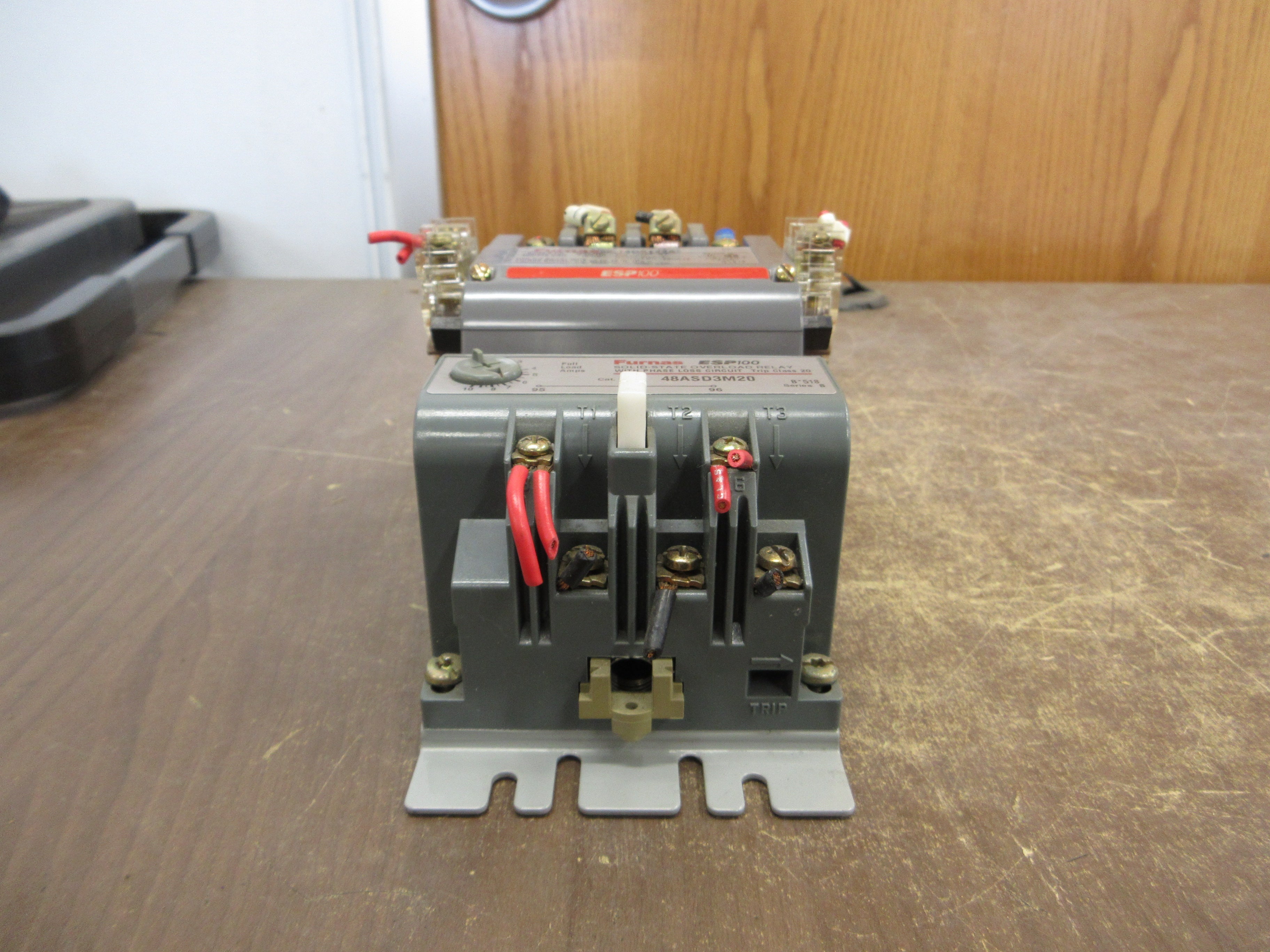 Furnas ESP100 Size 1 Starter 14DS+32A* / 48ASD3M20 120V Coil Trip: 2.5-10A Used