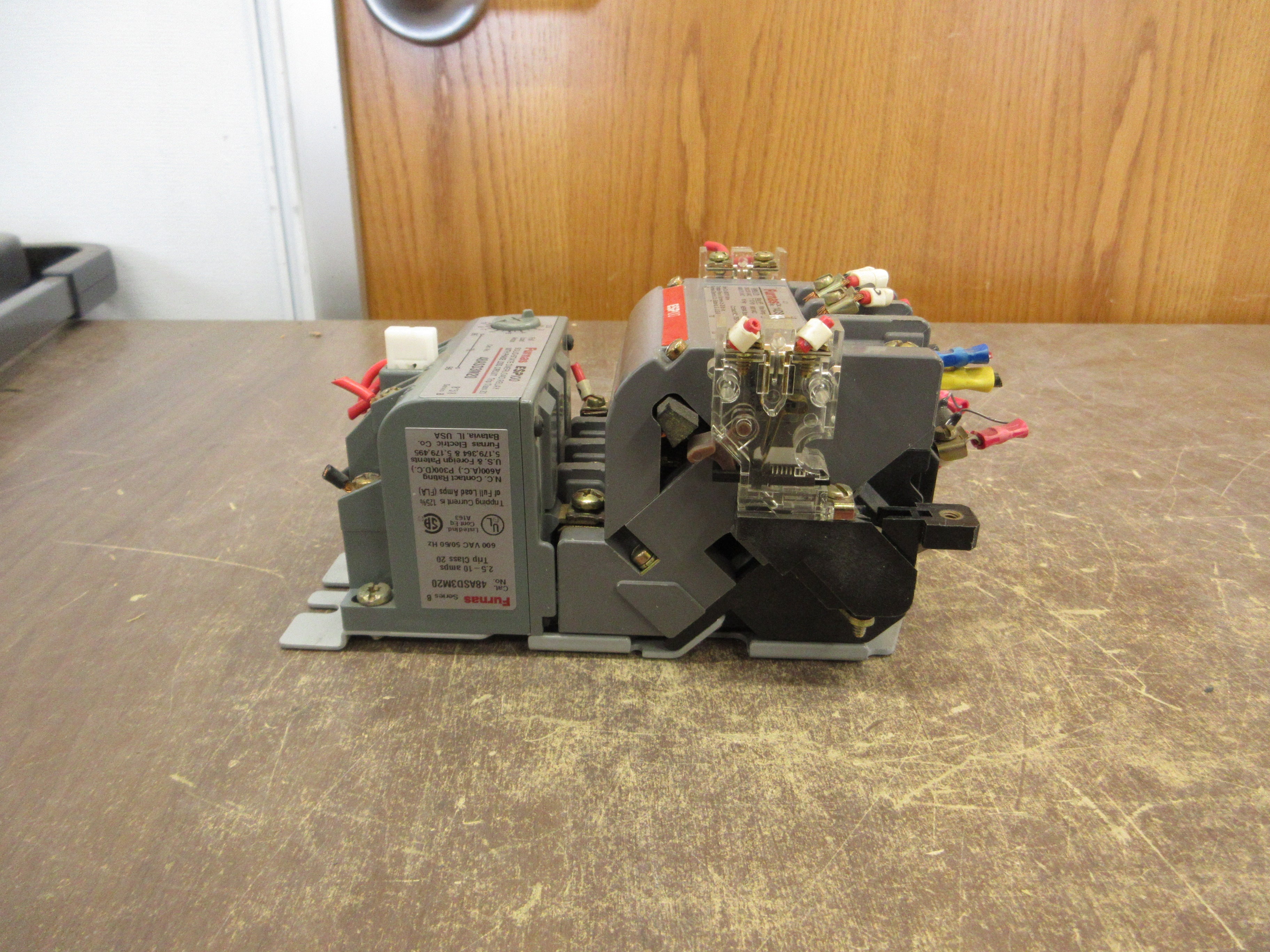 Furnas ESP100 Size 1 Starter 14DS+32A* / 48ASD3M20 120V Coil Trip: 2.5-10A Used