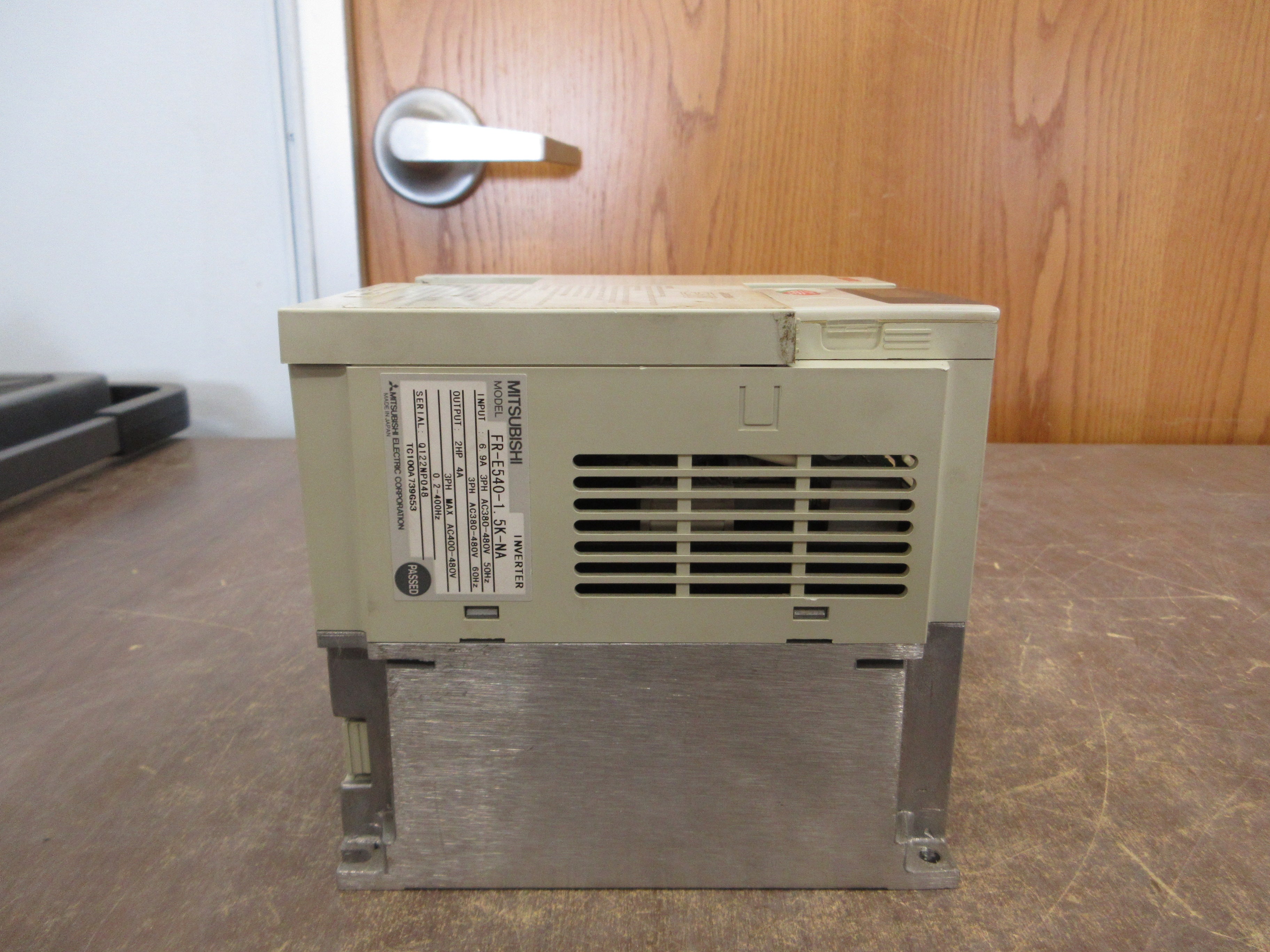 Mitsubishi E500 AC Drive FR-E540-1.5K-NA 2HP 3Ph w/ Keypad Used