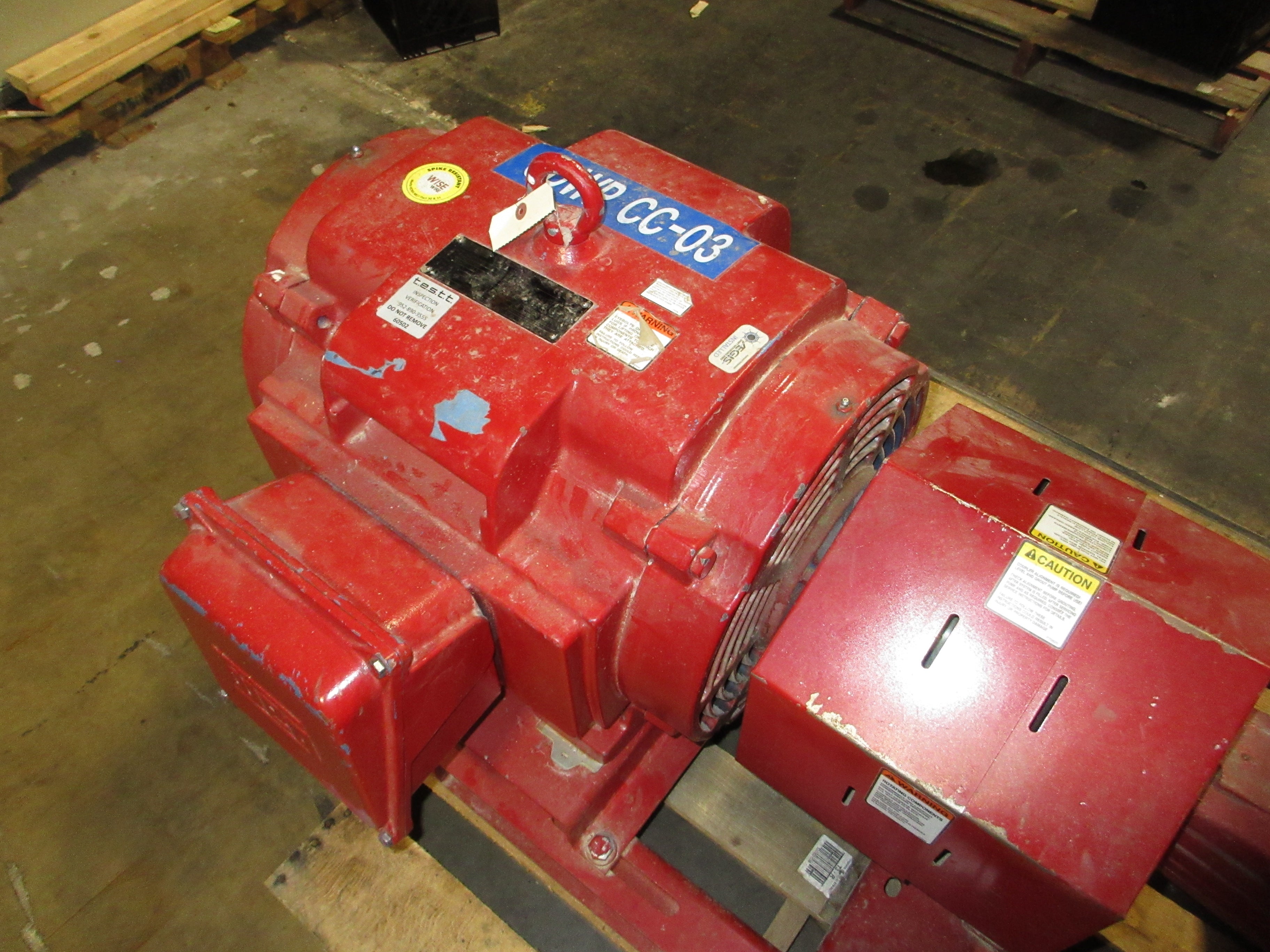 Bell & Gossett Pump e-1510 SSF 11.625 6G 75HP 1800RPM 1440GPM 125FT Head Used