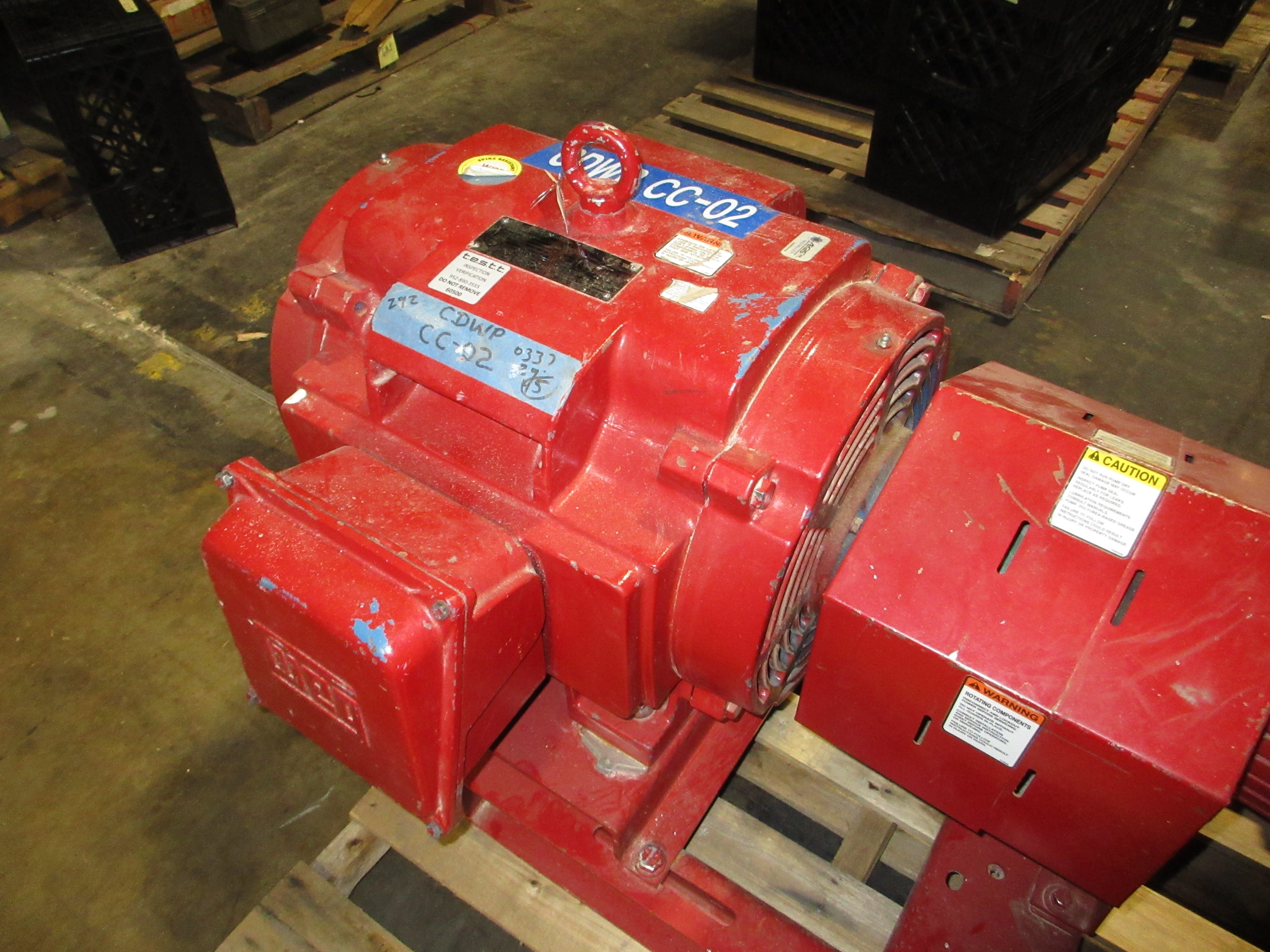 Bell & Gossett Pump e-1510 SSF 11.625 6G 75HP 1800RPM 1440GPM 125FT Head Used