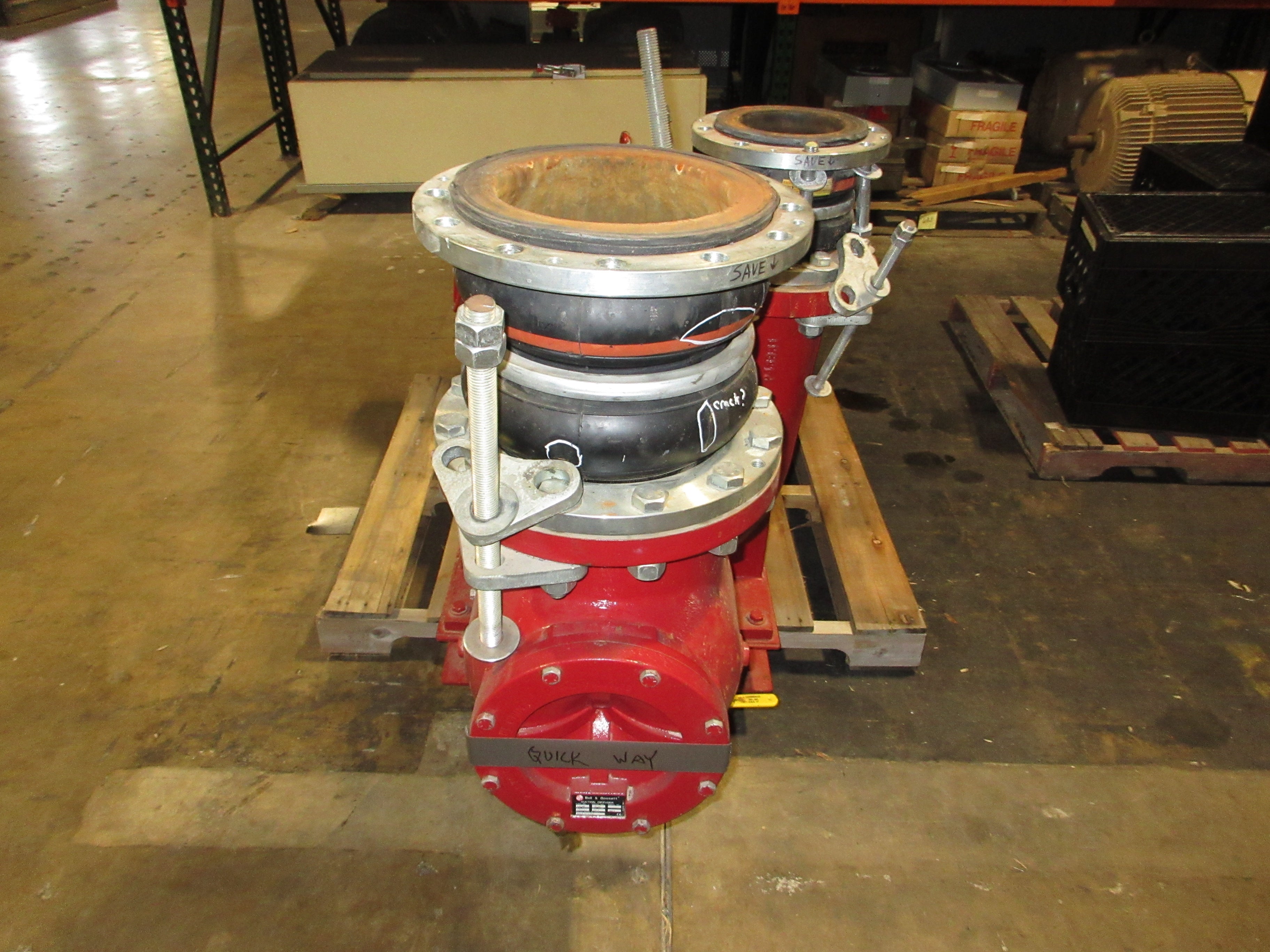 Bell & Gossett Pump e-1510 SSF 11.625 6G 75HP 1800RPM 1440GPM 125FT Head Used