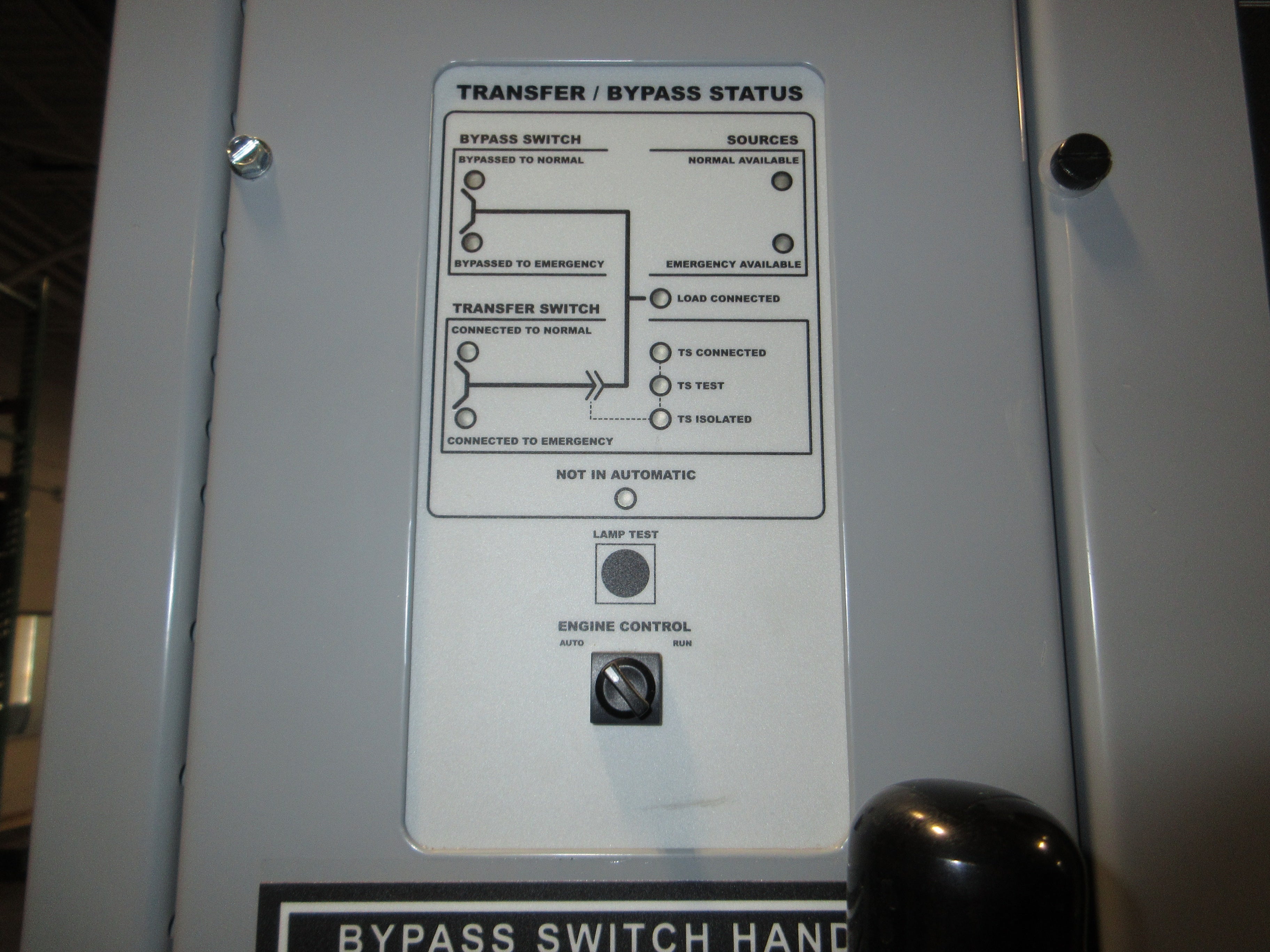 Asco 7000 Series Automatic Transfer Switch w/ Bypass H7ACTBB30800N50C 800A Used