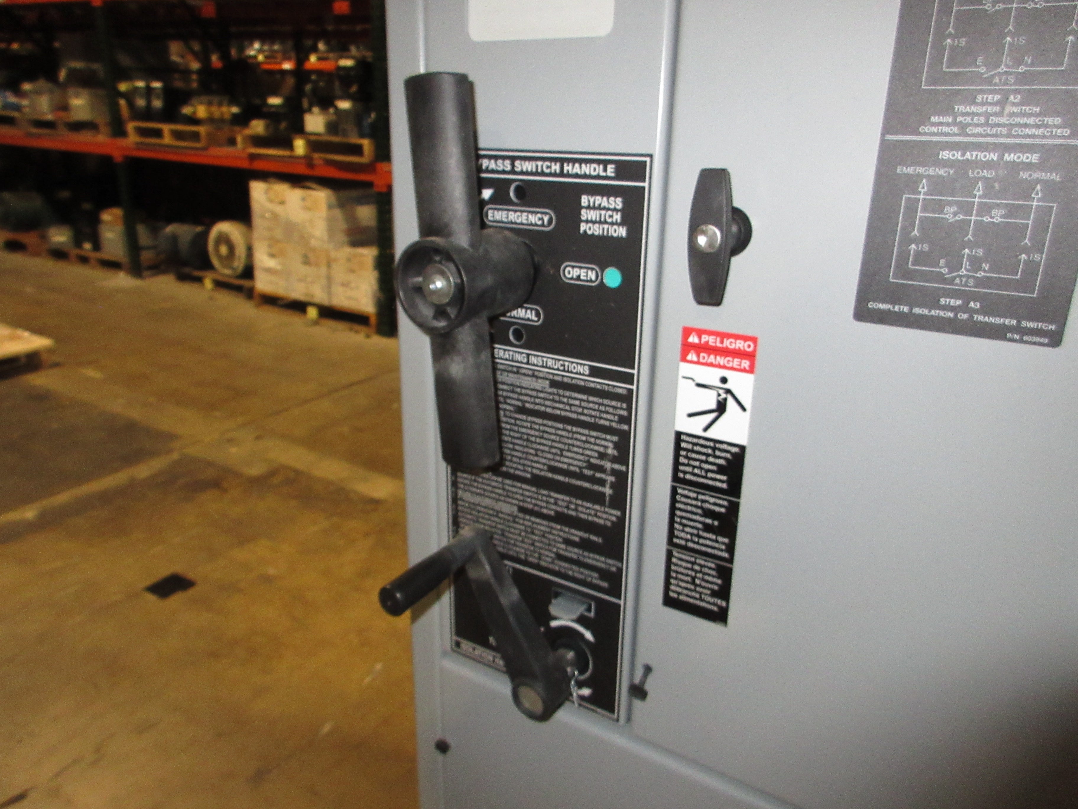 Asco 7000 Series Automatic Transfer Switch w/ Bypass J7ACTBB30400N50C 400A Used