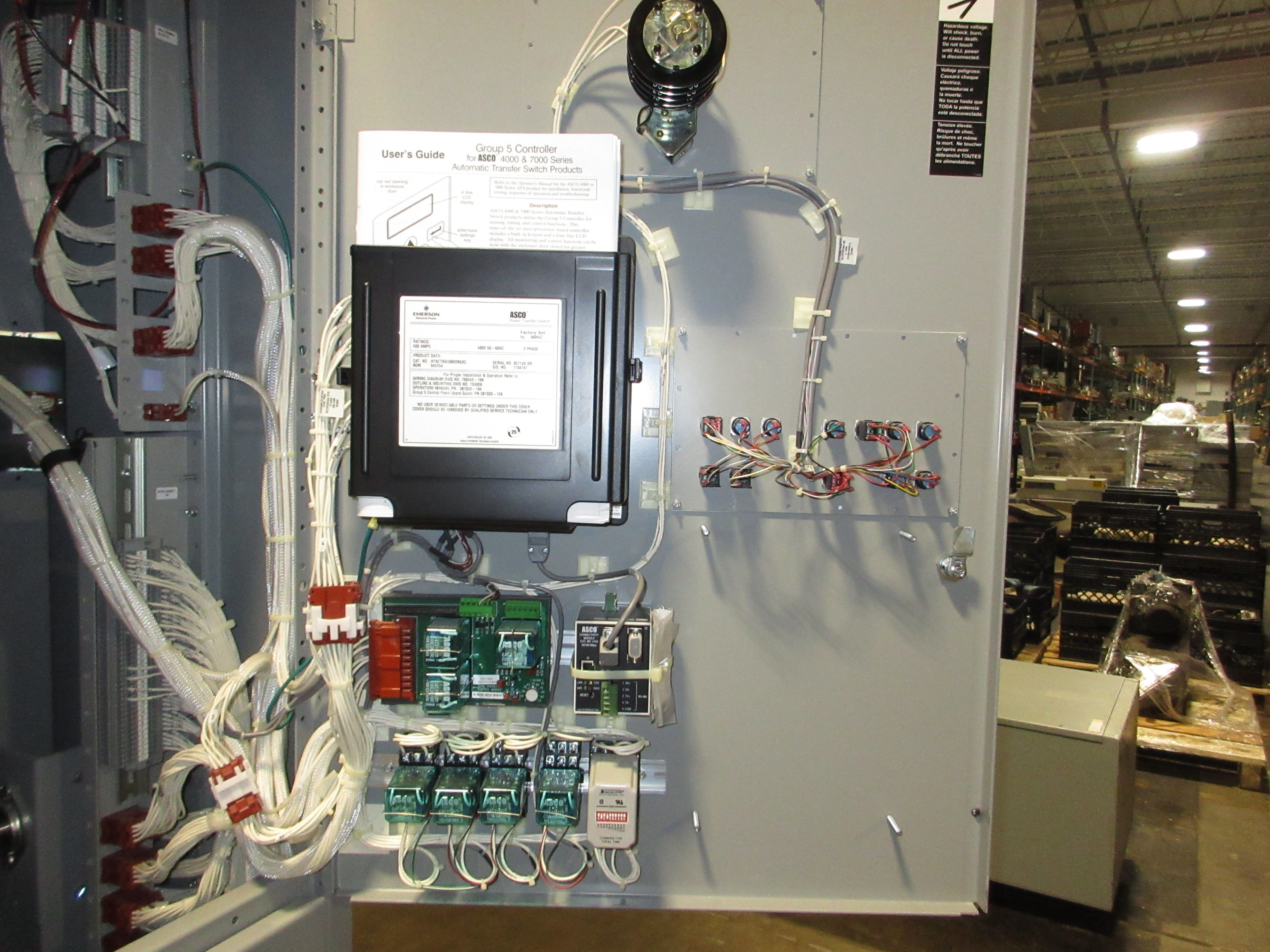 Asco 7000 Series Automatic Transfer Switch w/ Bypass H7ACTBA30800N5XC 800A Used