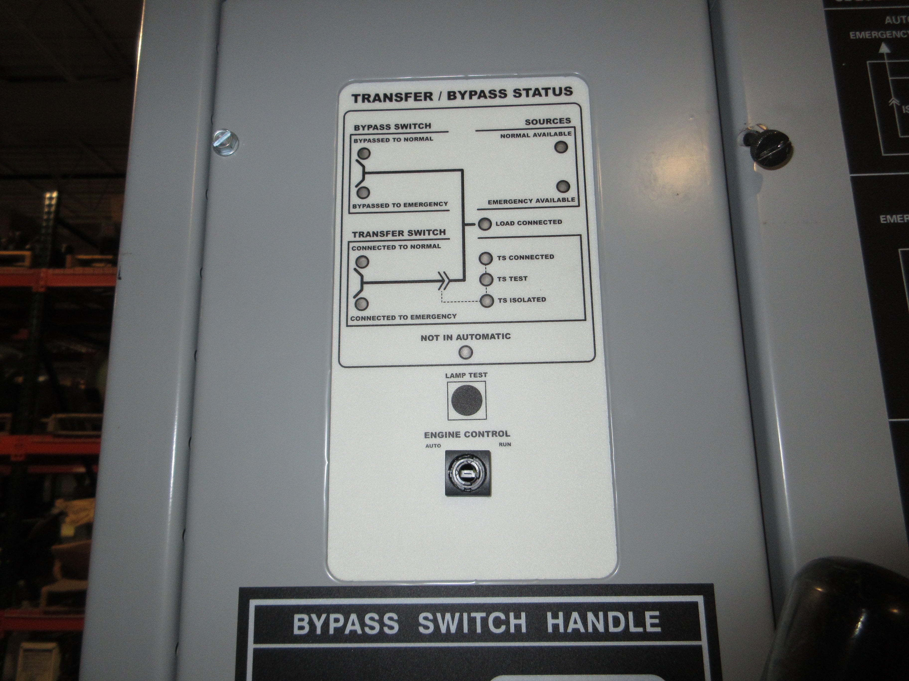 Asco 7000 Series Automatic Transfer Switch w/ Bypass H7ACTBA30800N50C 800A Used
