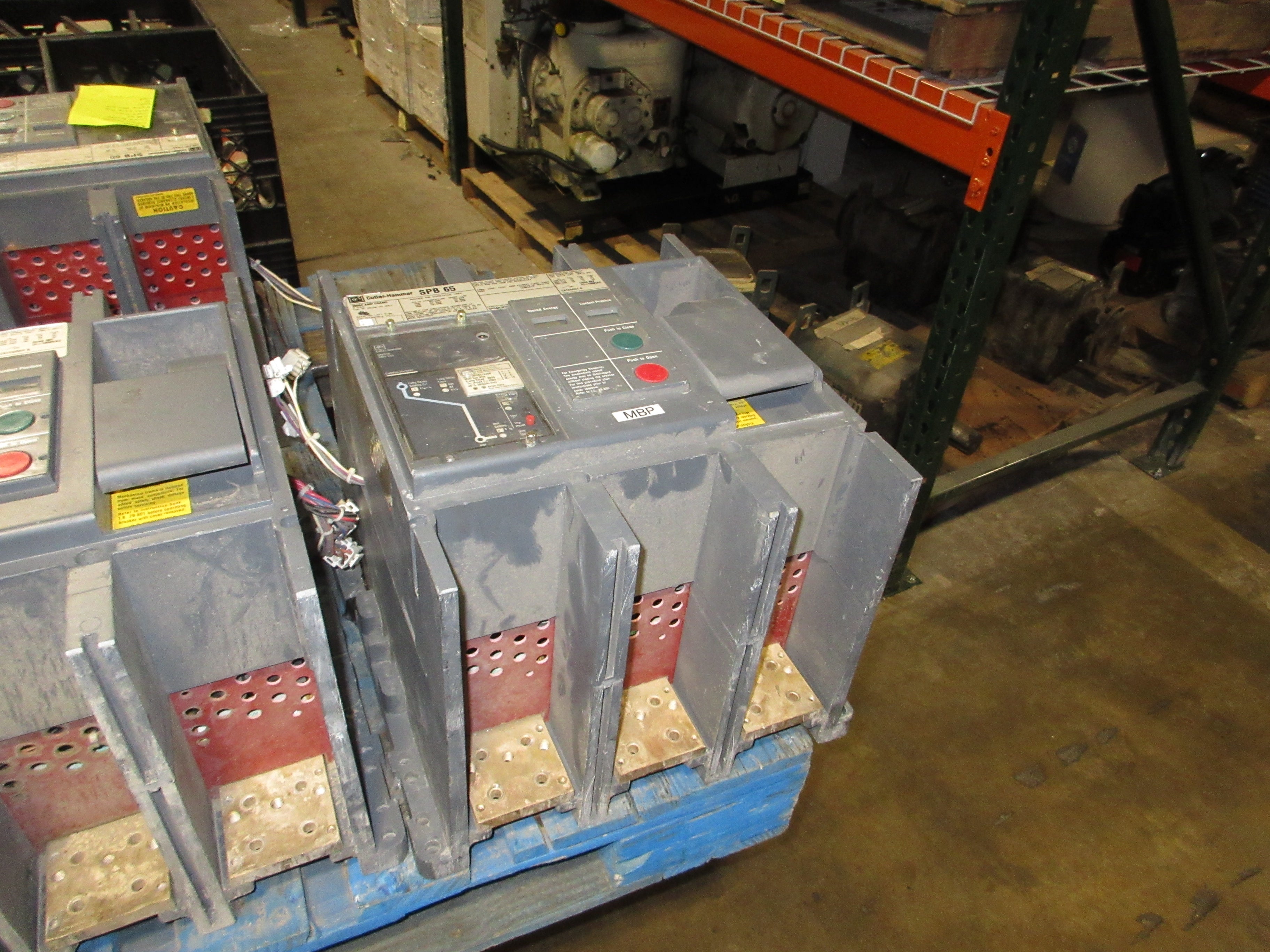 Cutler-Hammer Circuit Breaker SPB 65 2000C Amp Frame 2000A Rating Plug 600V Used