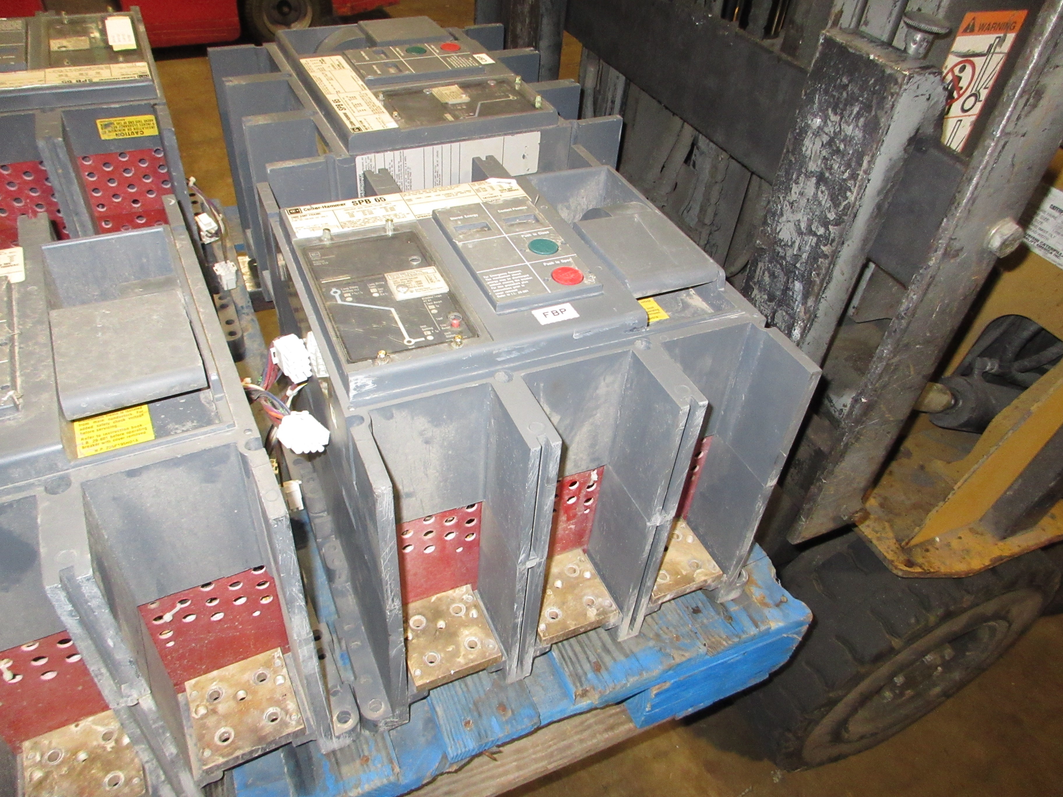 Cutler-Hammer Circuit Breaker SPB 65 1600C Amp Frame 1600A Rating Plug 600V Used