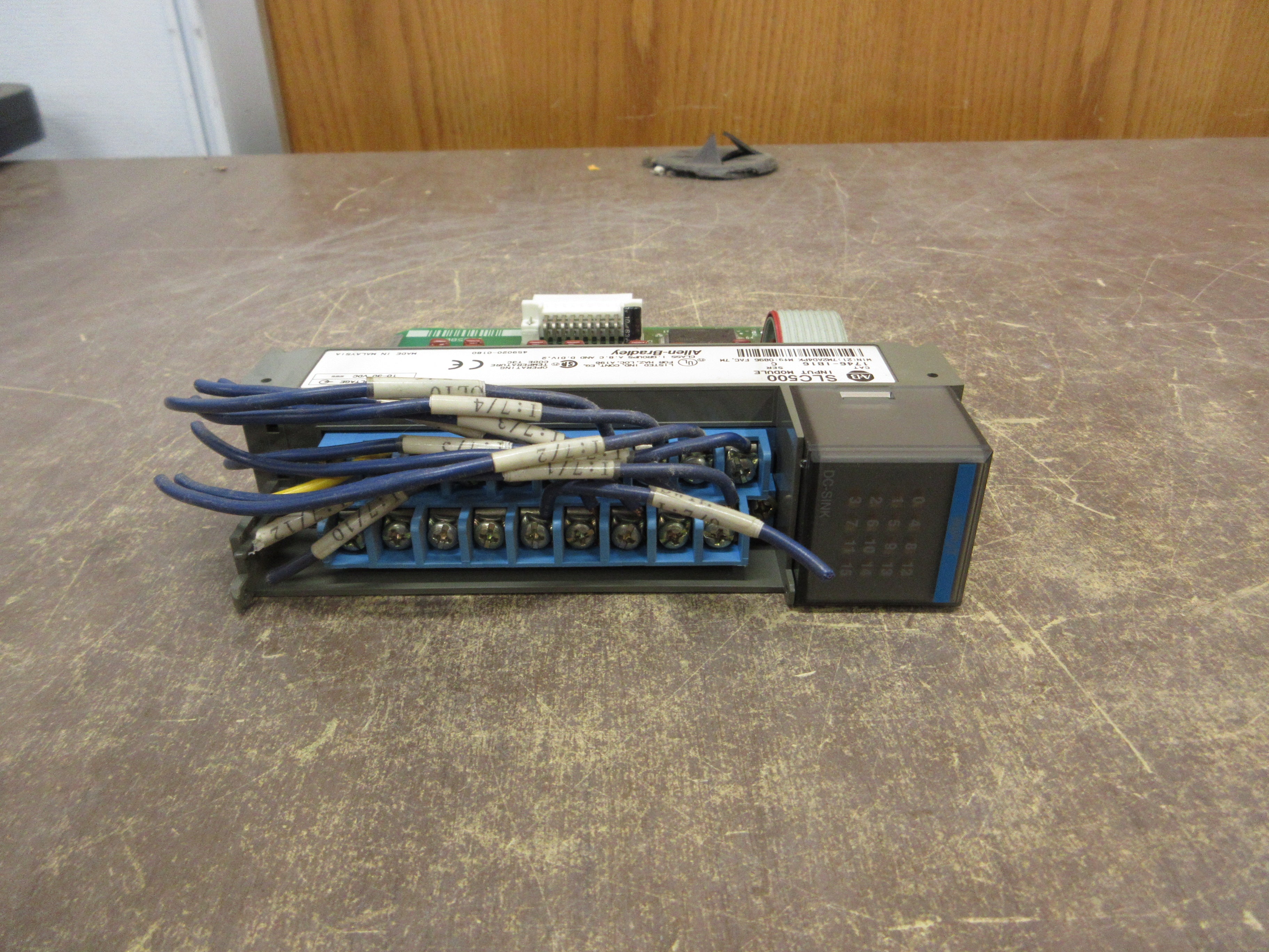 Allen-Bradley SLC 500 Input Module 1746-IB16 Series C 10-30 VDC Used