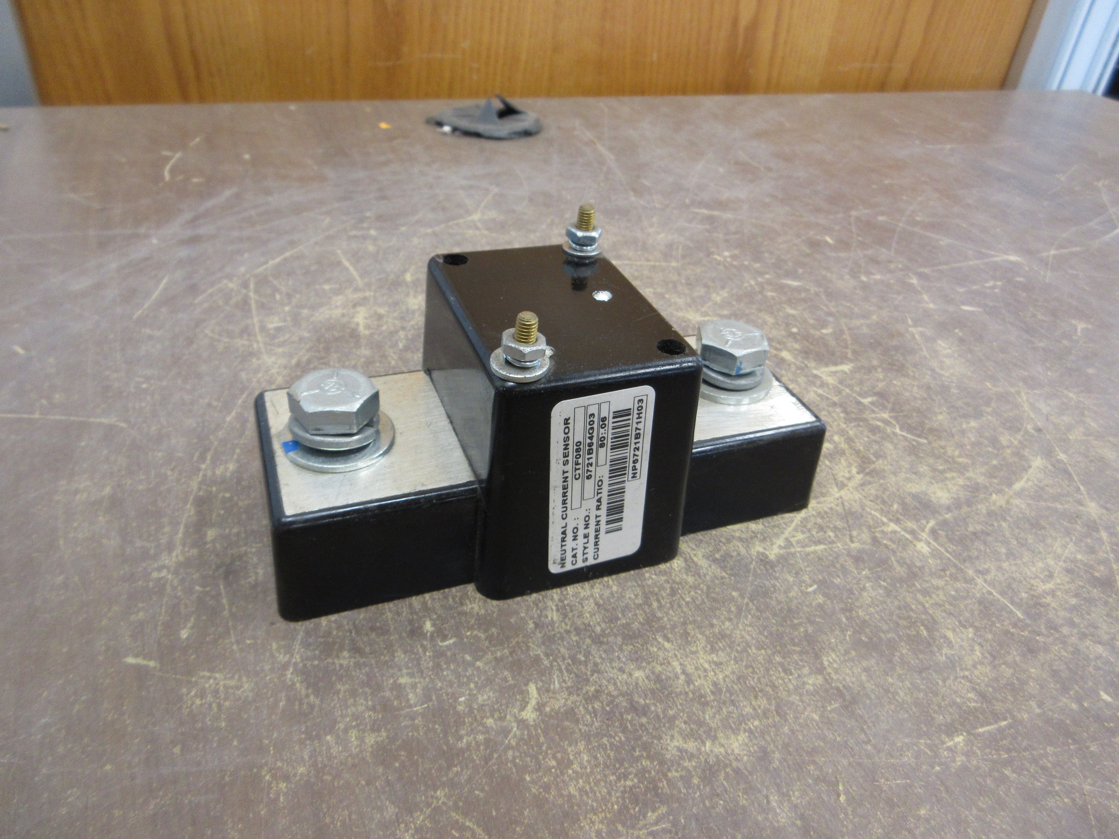 Eaton Neutral Current Sensor CTF080 Style: 5721B64G03 Ratio 80:0.06A Used