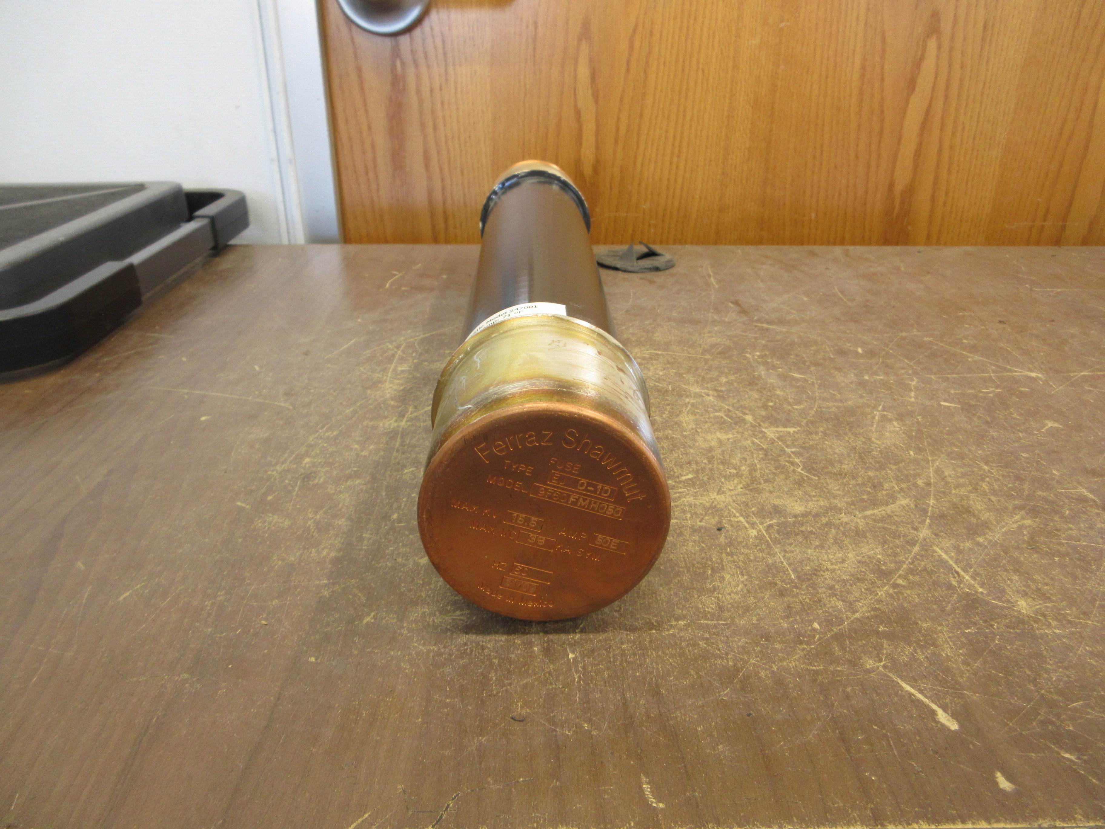 Ferraz Shawmut Type EJ 0-1D Fuse 9F60FMH050 50E 15.5kV 60Hz Used