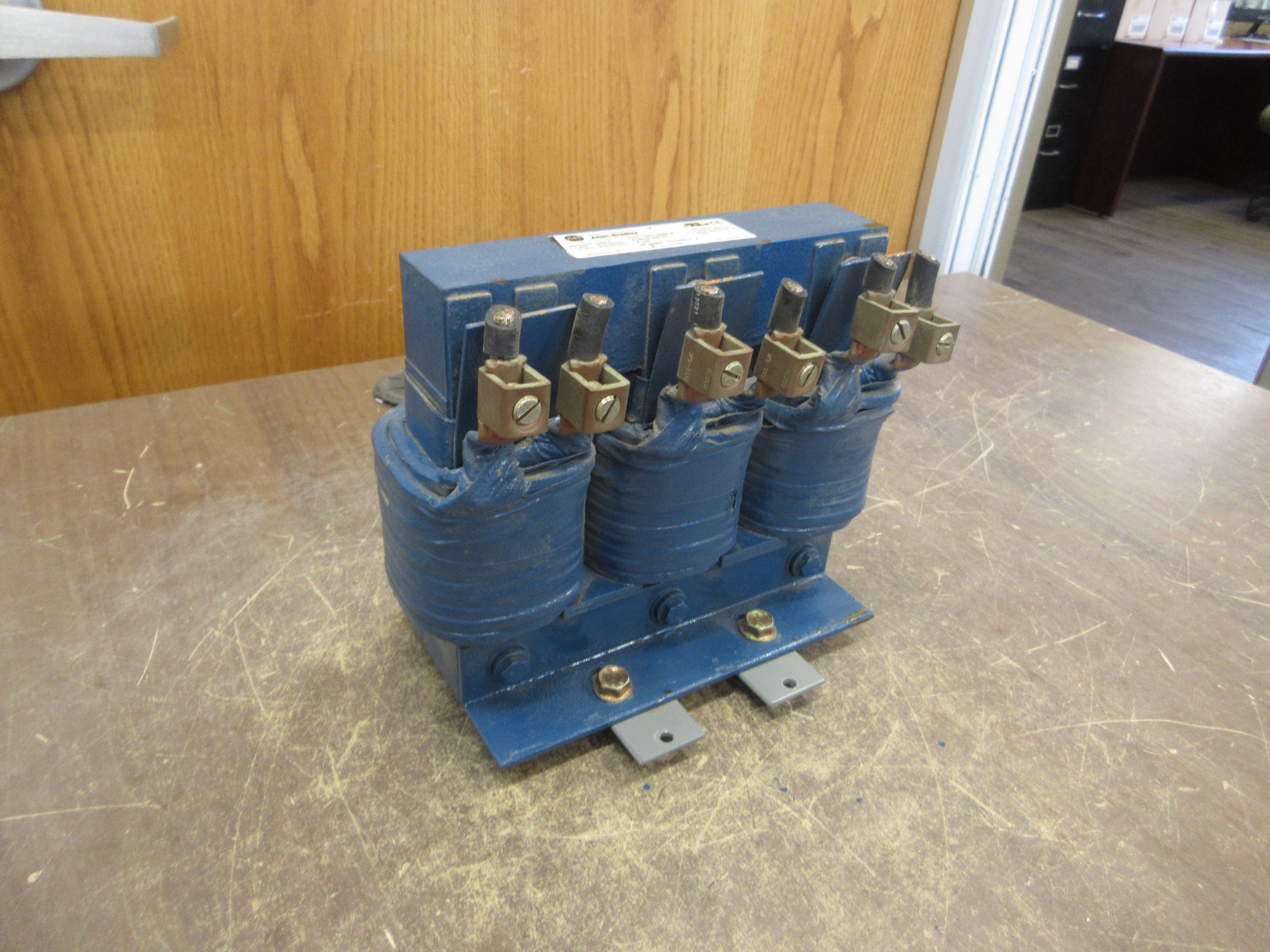 Allen-Bradley 1321-3R55-B Line Reactor 162753 0.5mH 55A 3Ph 600V 50/60Hz Used