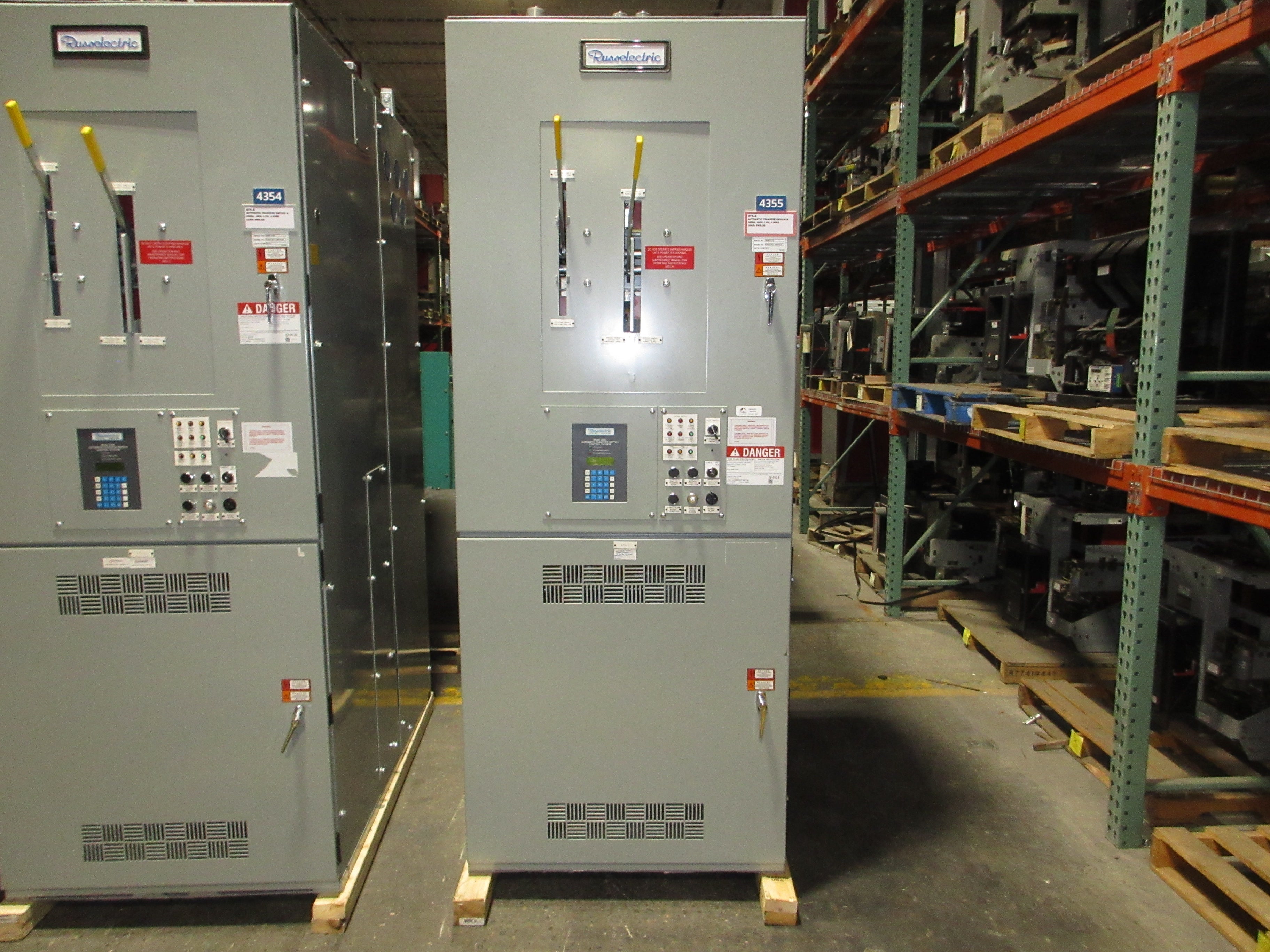 Russelectric Automatic Transfer Switch w/ Bypass RTBDLBCT-20003CEF 2000A 480V