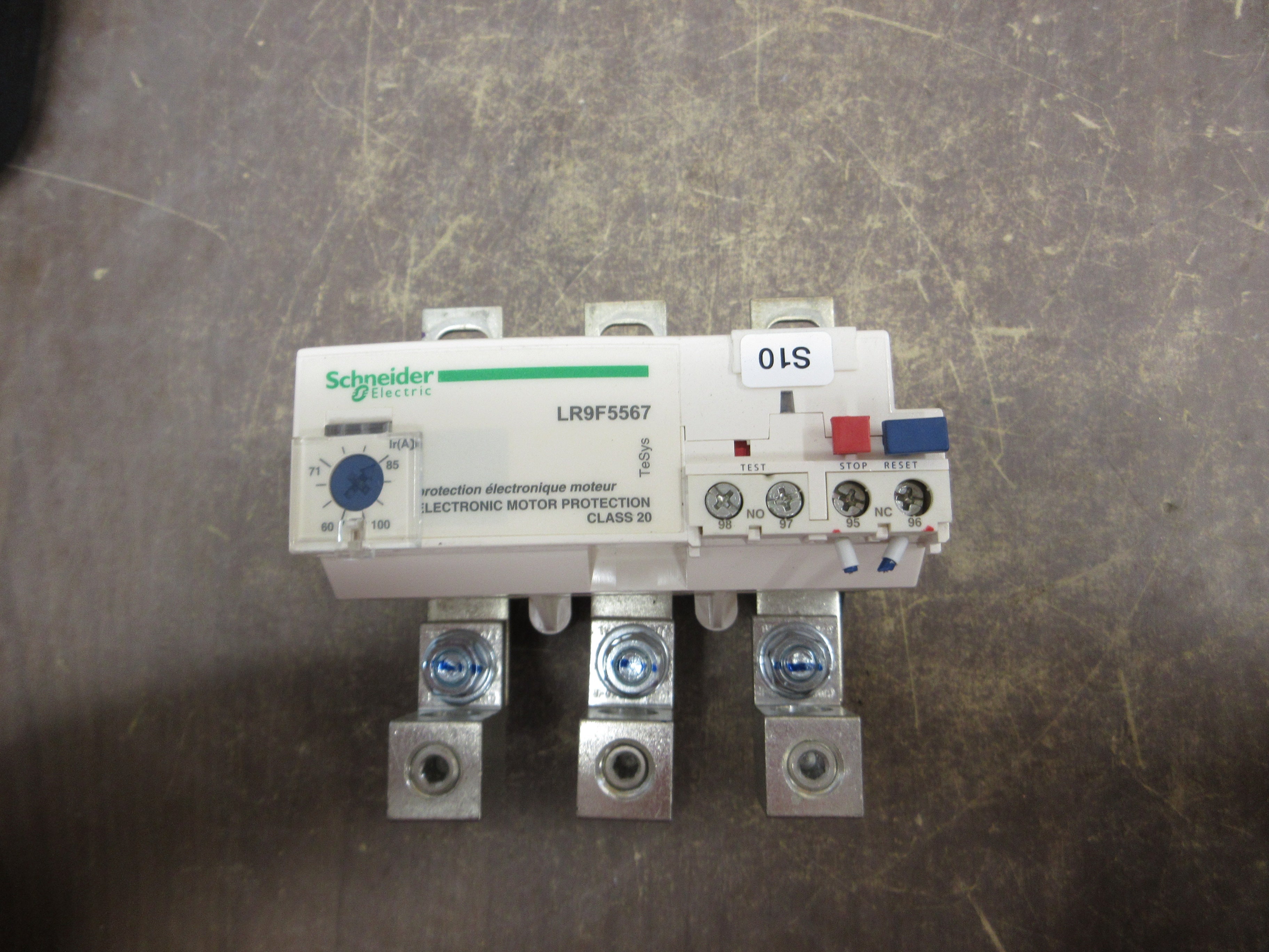 Schneider Electric Solid State Overload LR9F5567 Trip: 60-100A Used