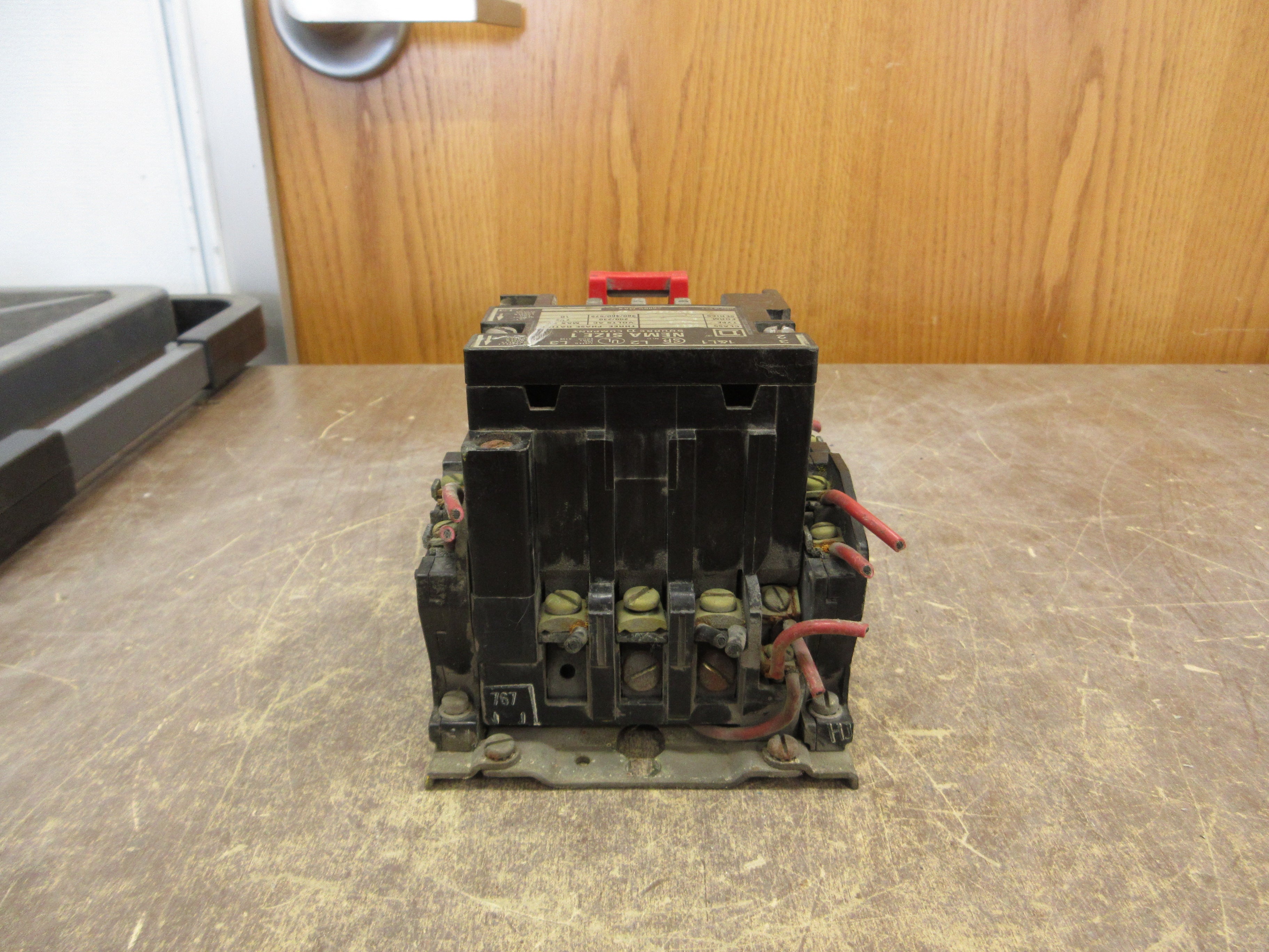 Square D Size 1 Starter 8536 SC0 3 120V Coil (2) Aux Contacts Used