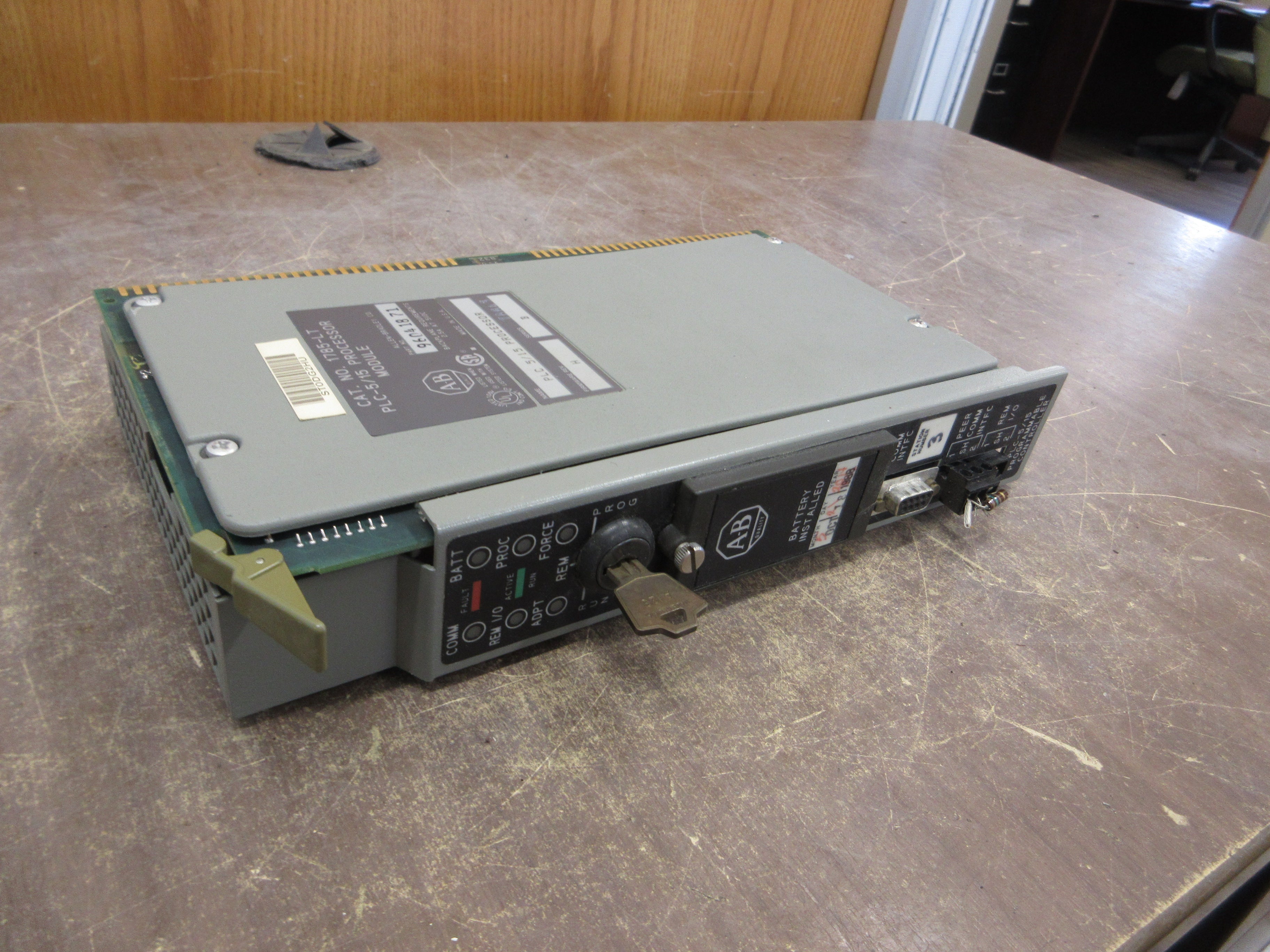 Allen-Bradley PLC-5/15 Processor Module 1785-LT Ser. B F/W Rev. H Used