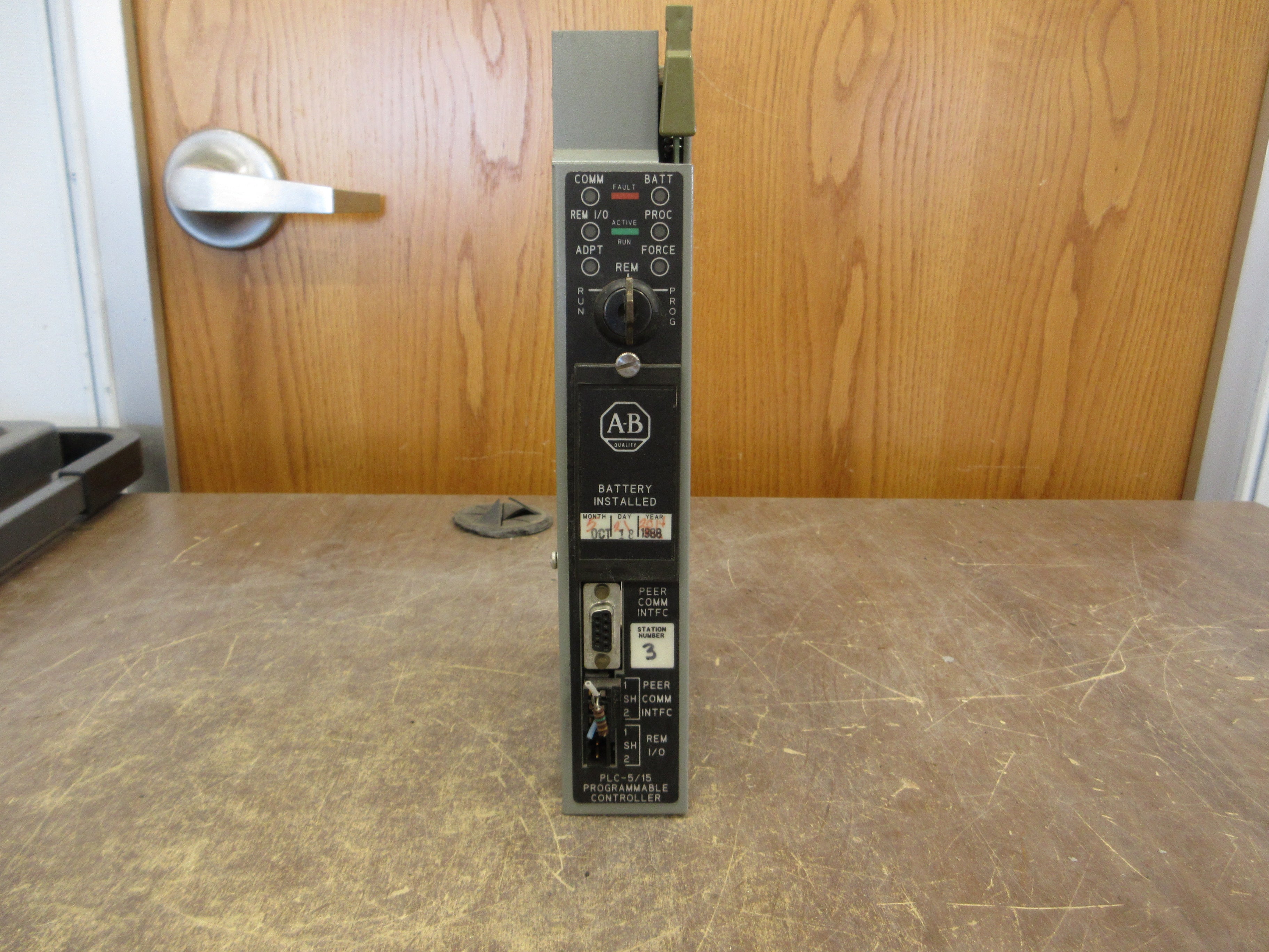 Allen-Bradley PLC-5/15 Processor Module 1785-LT Ser. B F/W Rev. H Used