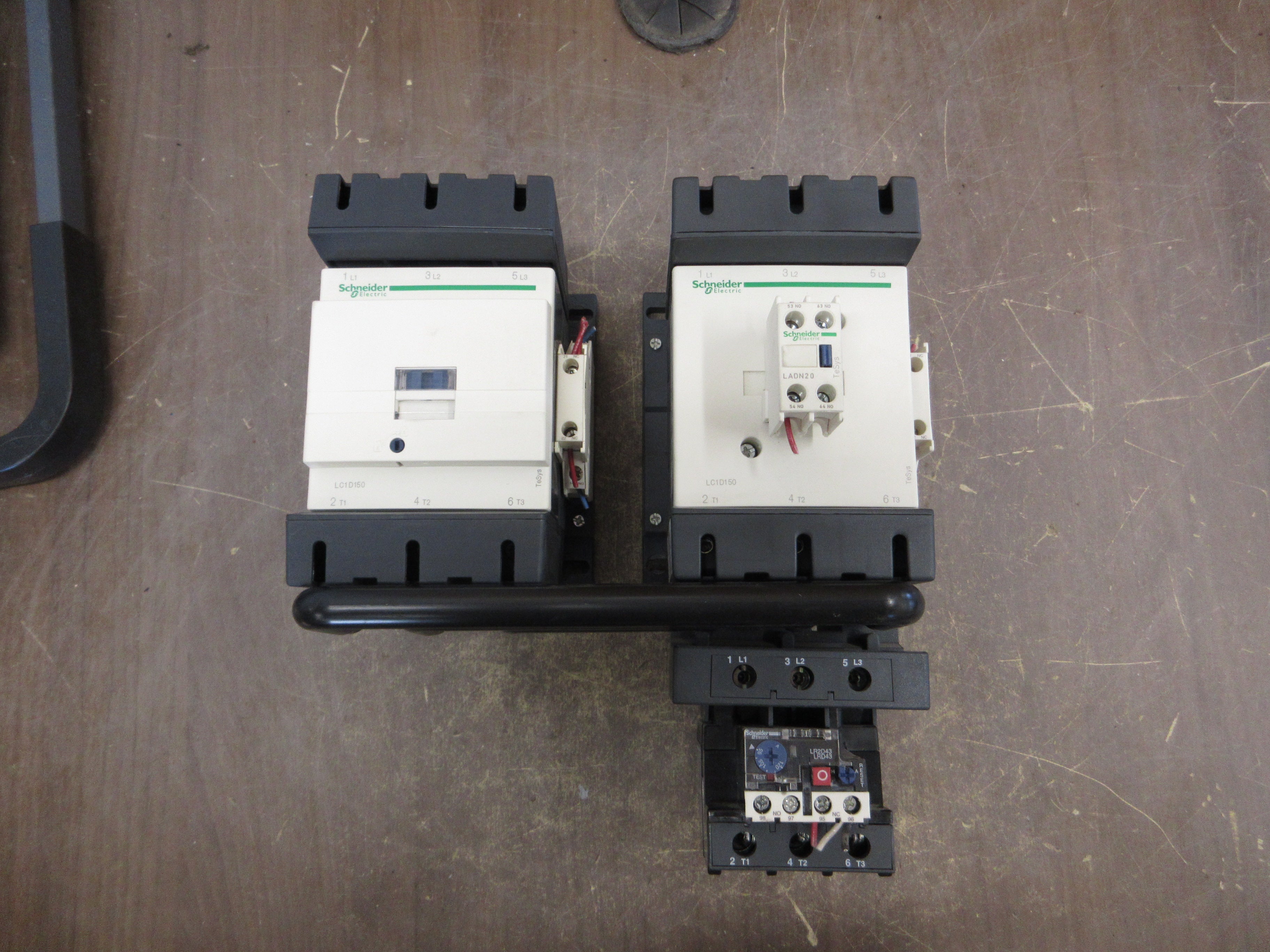 Schneider Electric Reversing Starter LC1D150/LRD4367 120V Coil Trip: 95-120A