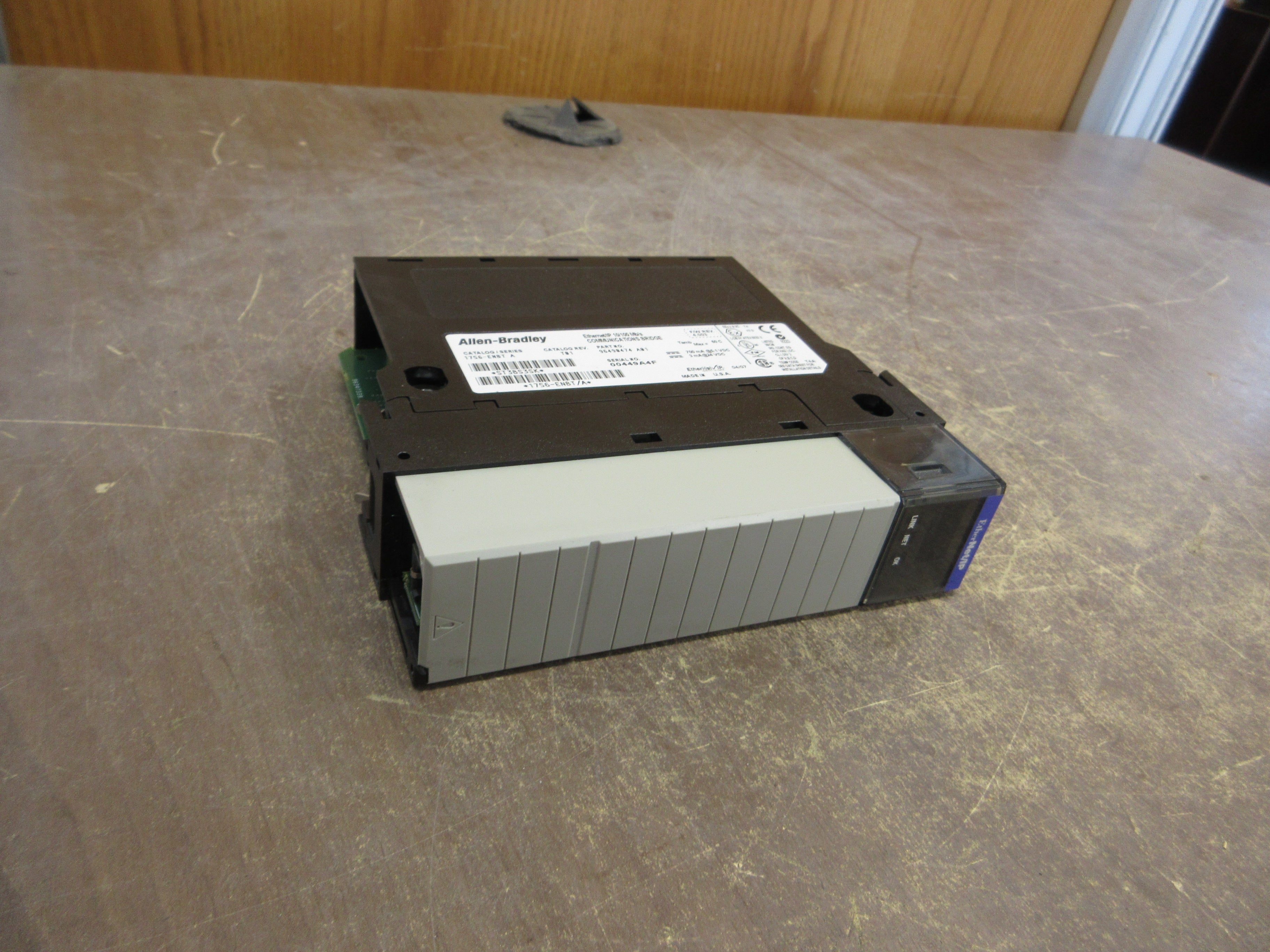 Allen-Bradley Ethernet/IP Comm. Bridge Module 1756-ENBT Ser. A F/W Rev: 4.003