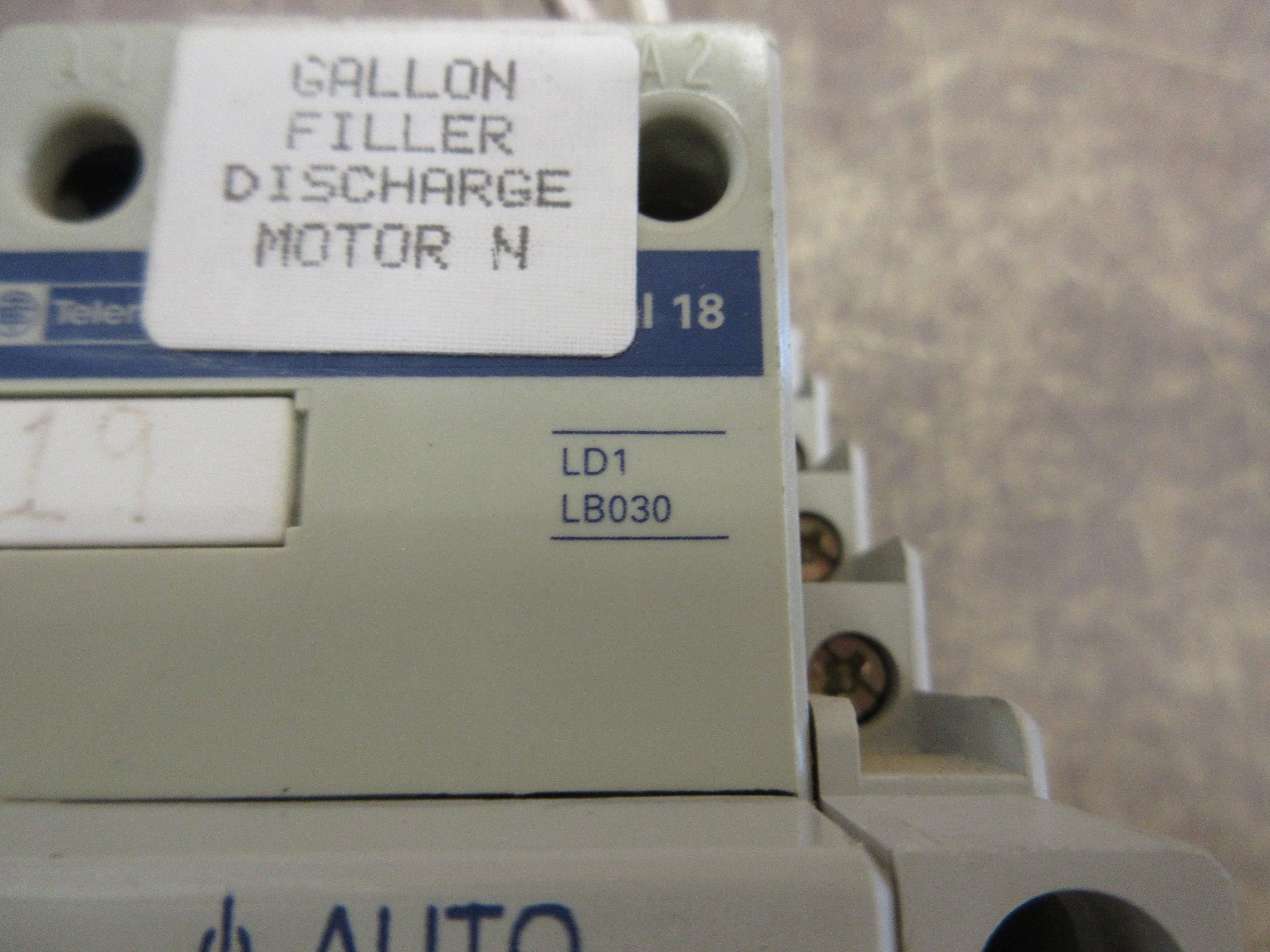 Telemecanique Integral 18 Starter LD1 LB030 115-120V Coil 18A 600V Used