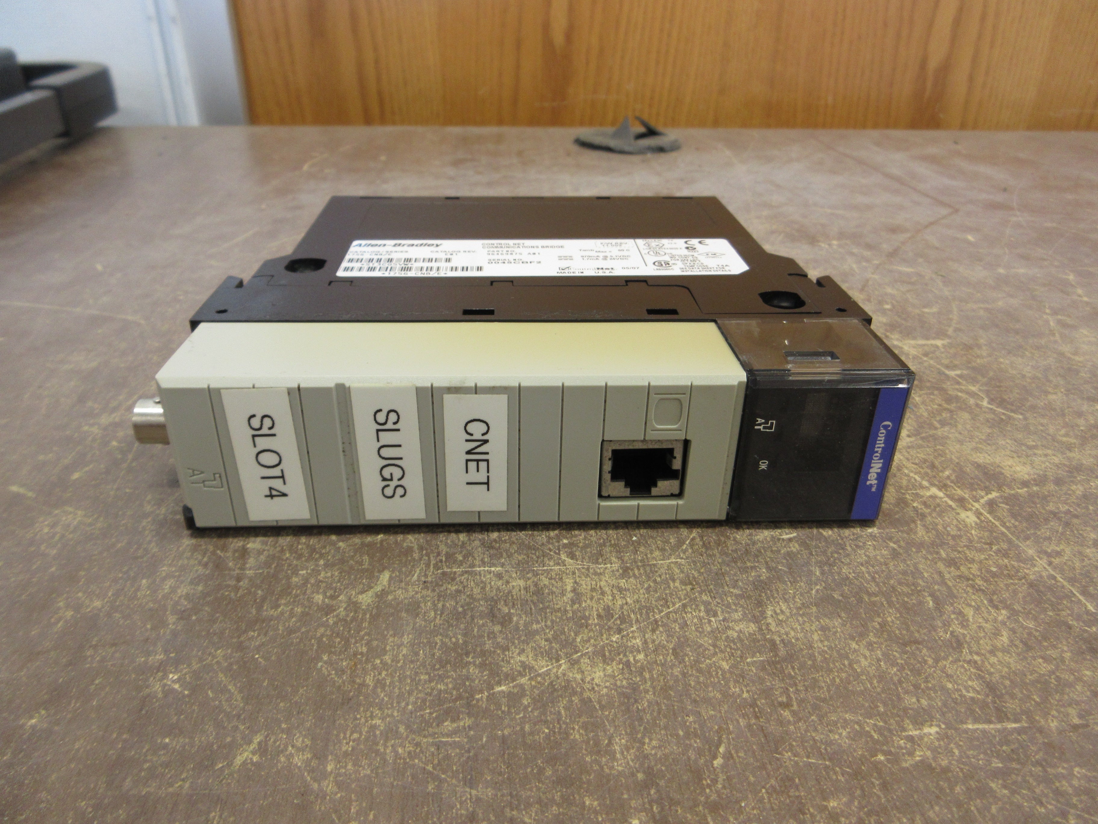 Allen-Bradley ControlLogix Control Net Comm. Bridge Module 1756-CNB/E Rev. E01