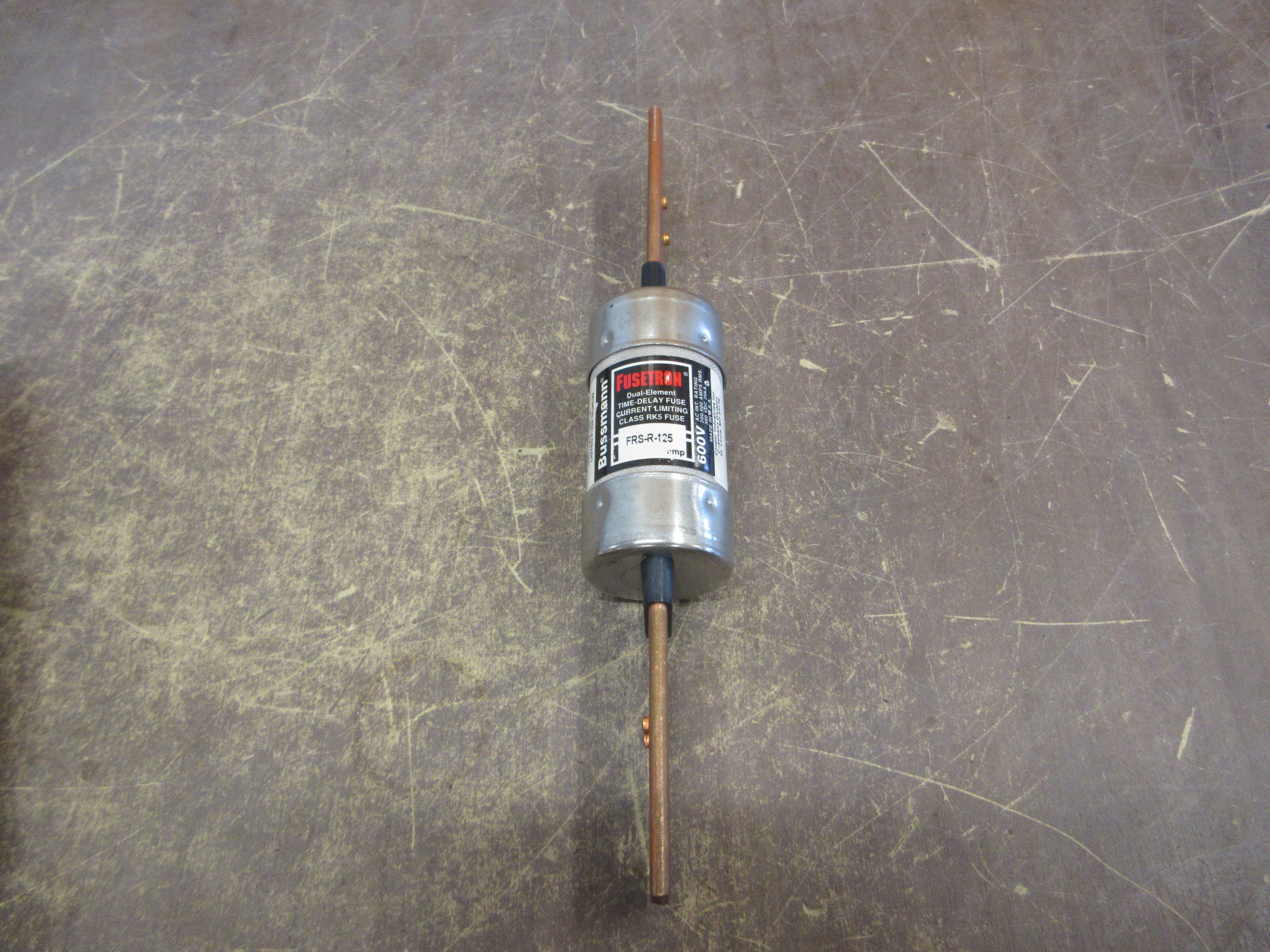 Bussmann Fusetron Fuse FRS-R 125 600V 125A Used