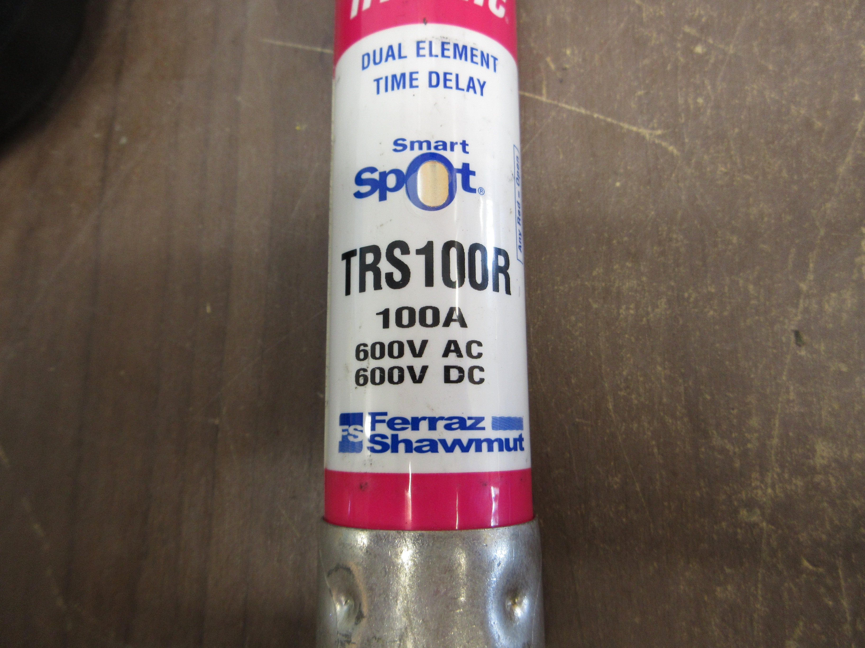 Ferraz Shawmut Tri-Onic Fuse TRS100R 100A 600V *Lot of 2* Used