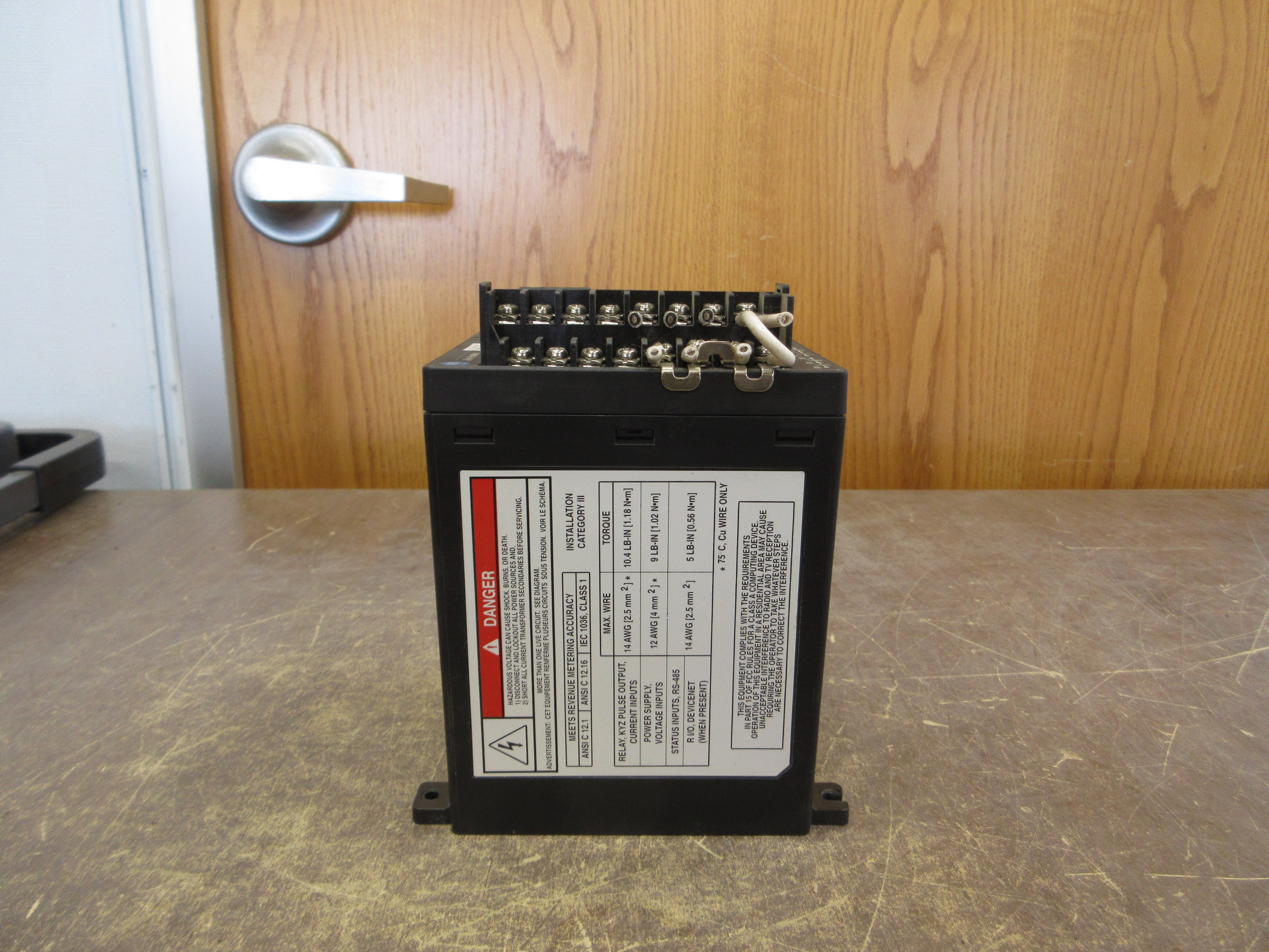 Allen-Bradley Powermonitor 3000 Control Module 1404-M405A-DNT Ser. A Used