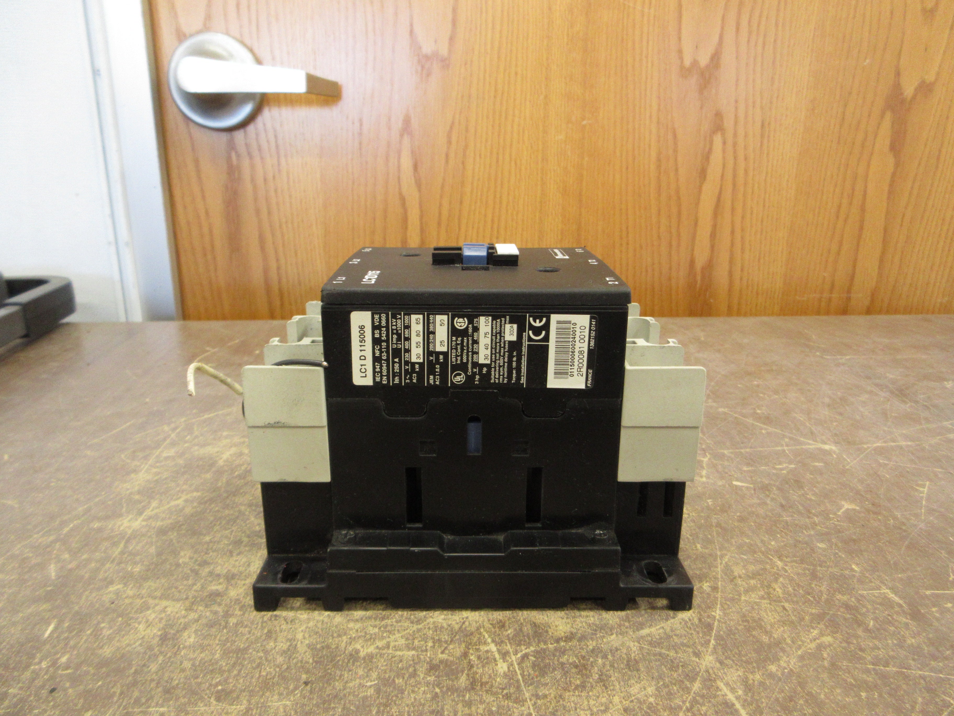 Telemecanique Contactor LC1D115006 24V Coil 160A 600V Used