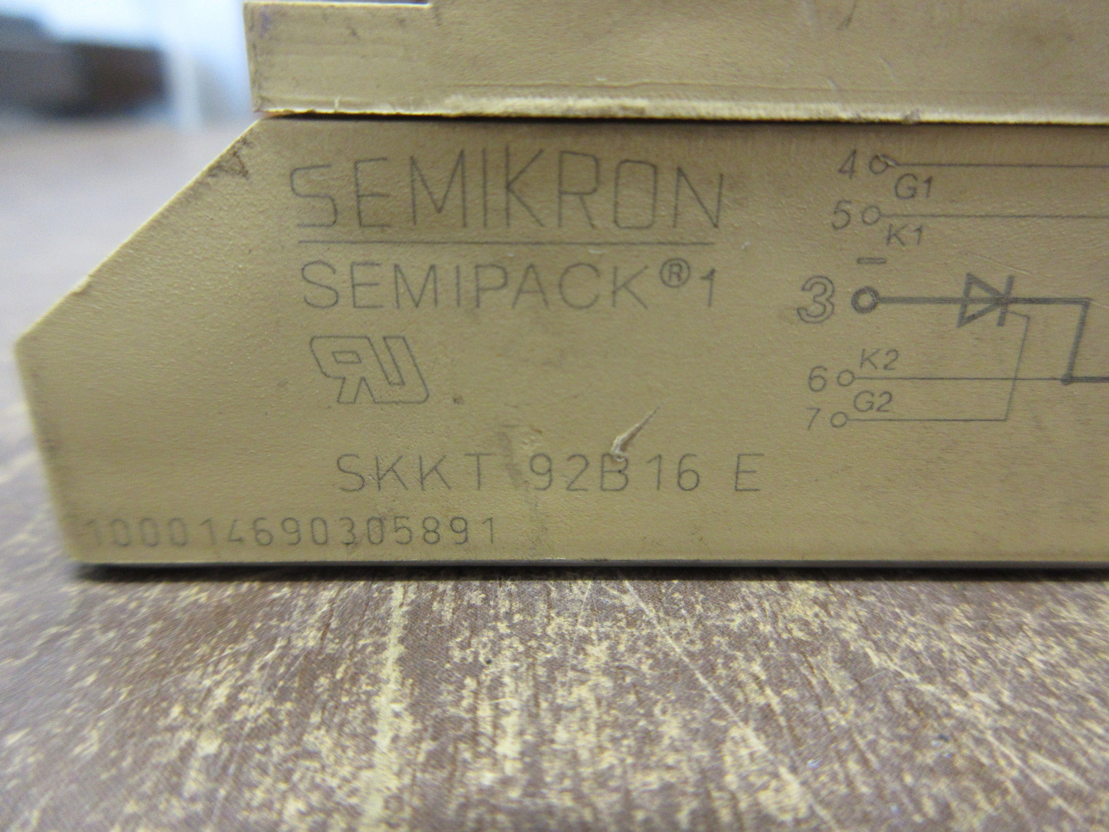 Semikron Semipack 1 IGBT Module SKKT 92B16 E Used