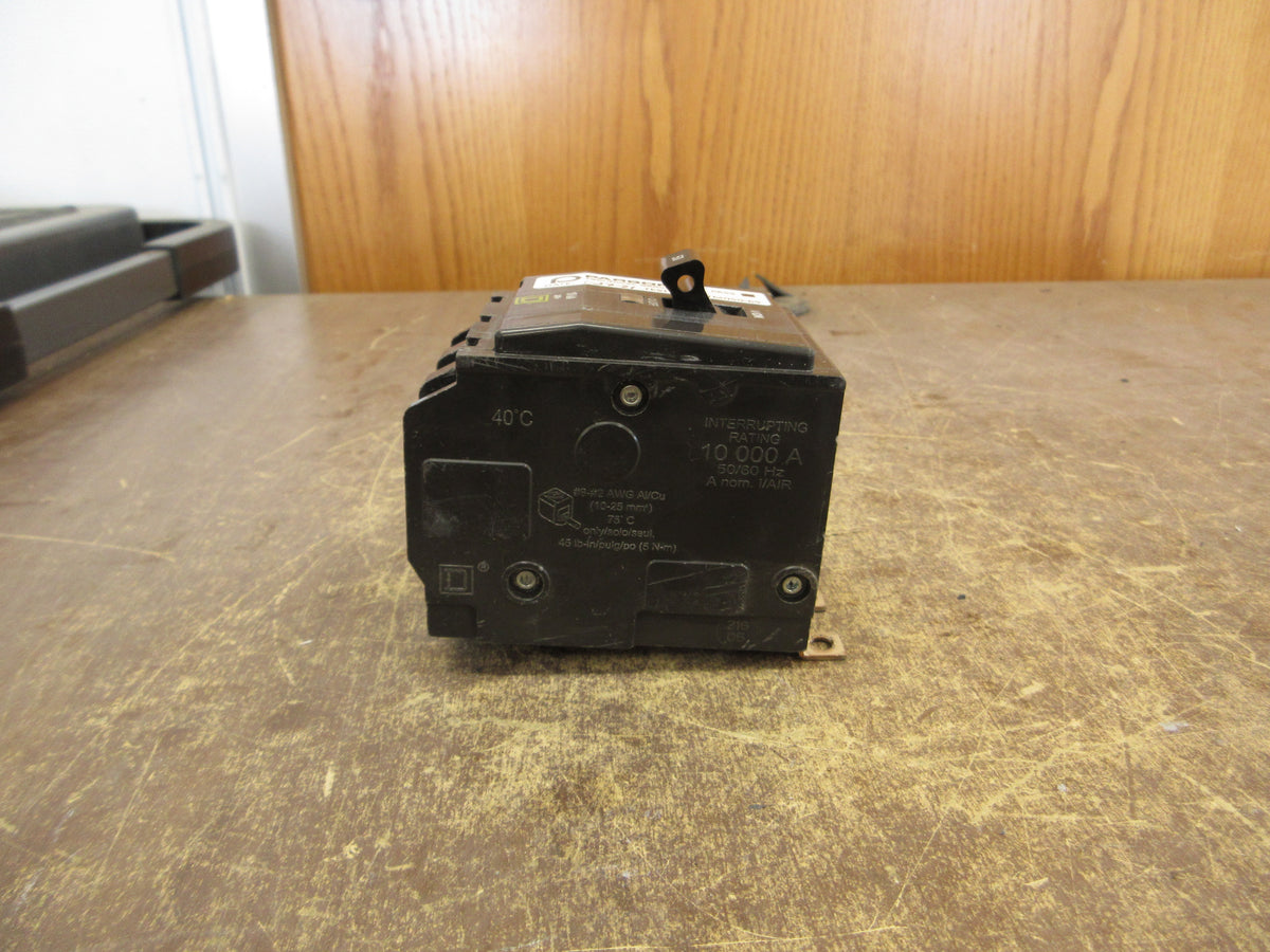 Square D Bolt-On Circuit Breaker QOB350 50A 240V 3P *No Mounting Screws* Used