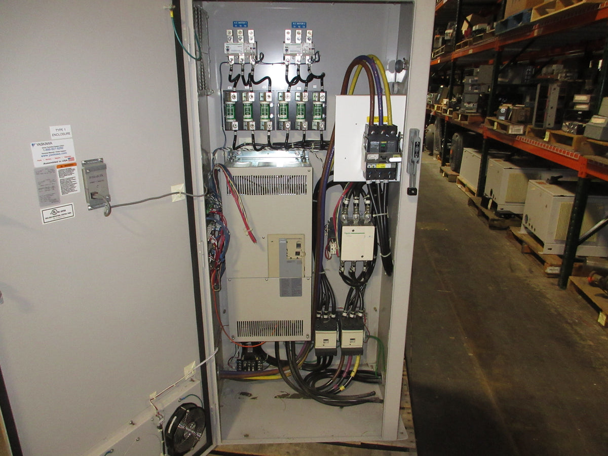 Yaskawa Z1000 AC Drive w/ Bypass NB15514492A 150HP 3Ph w/ Keypad Used