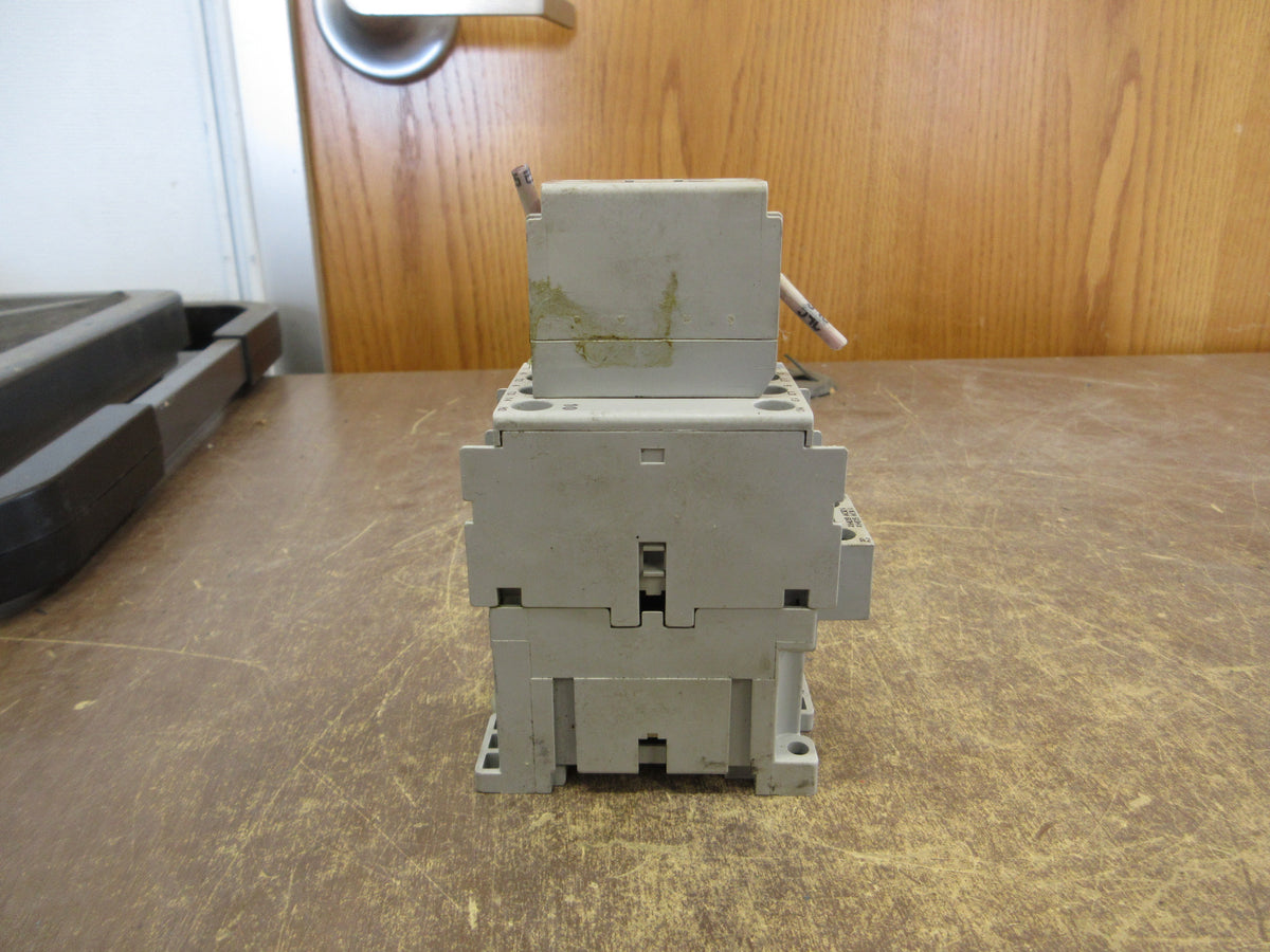 Allen-Bradley Contactor 100-C09*10 120V Coil 25A 600V w/ Aux Contact Block Used