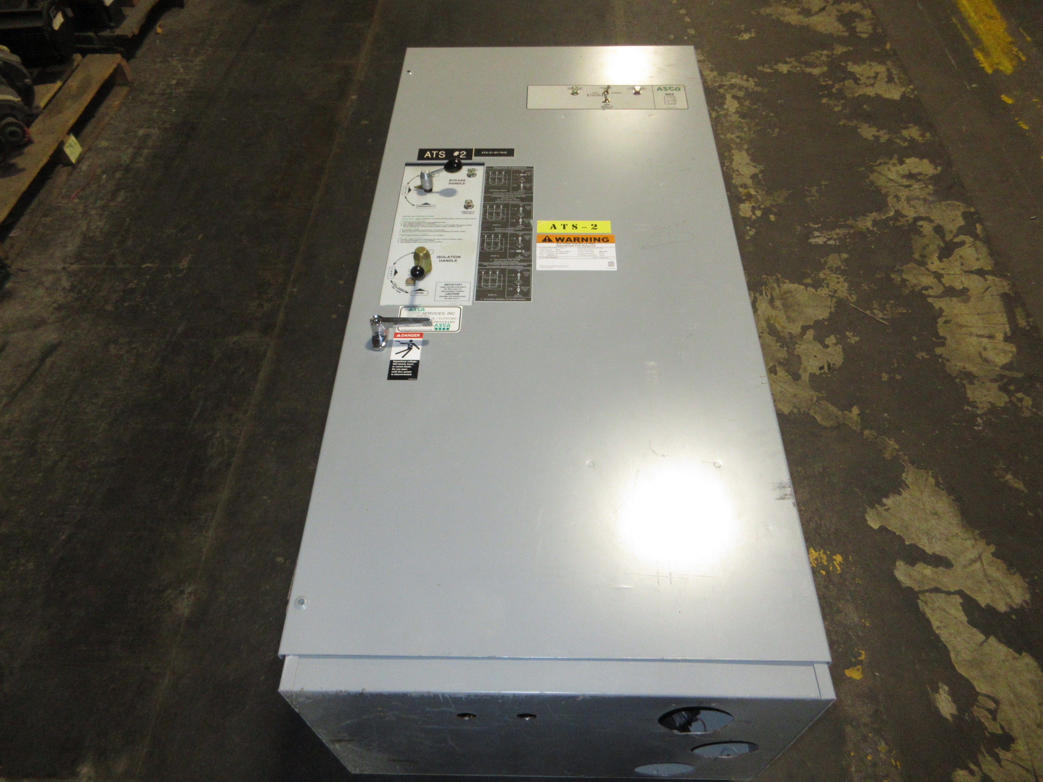 Asco 962 Series Automatic Transfer Switch w/ Bypass E962340097XC 400A 480Y/277V