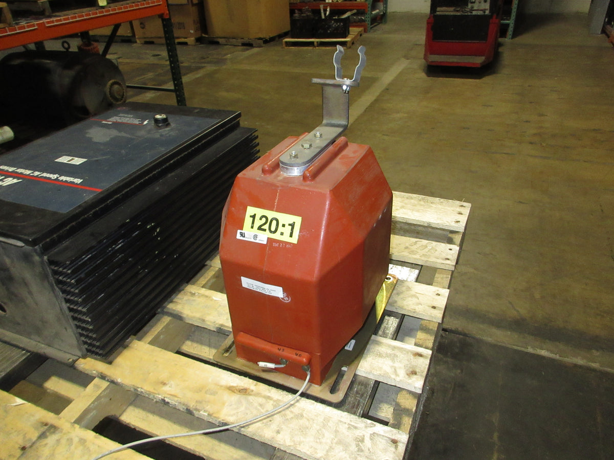 GE Voltage Transformer PT6-1-125-1442 Pri: 14.4kV Ratio: 120:1 1500VA 60Hz Used