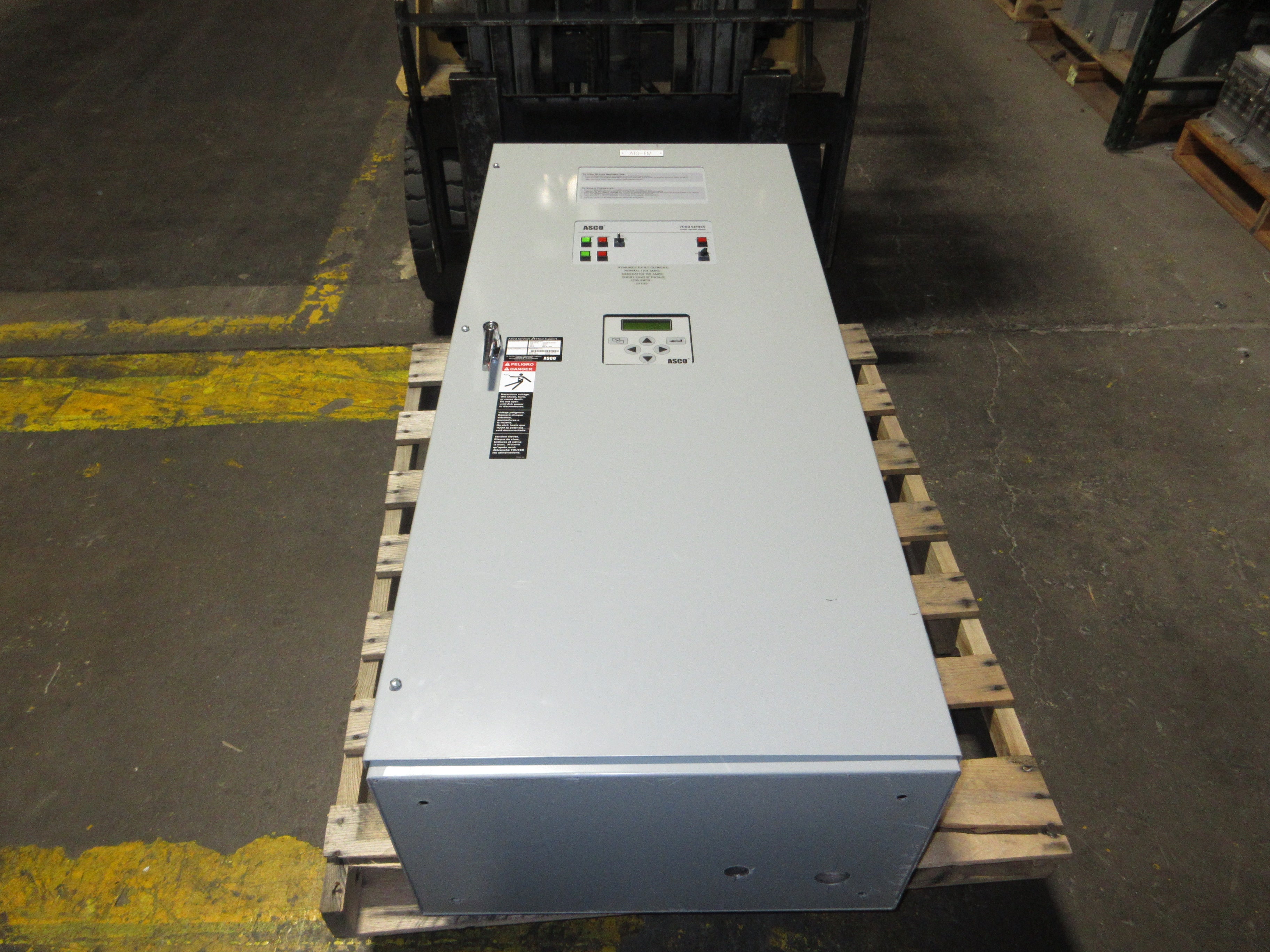 Asco 7000 Series Automatic Transfer Switch J07ATSA30150C5XC 150A 208V 3Ph Used