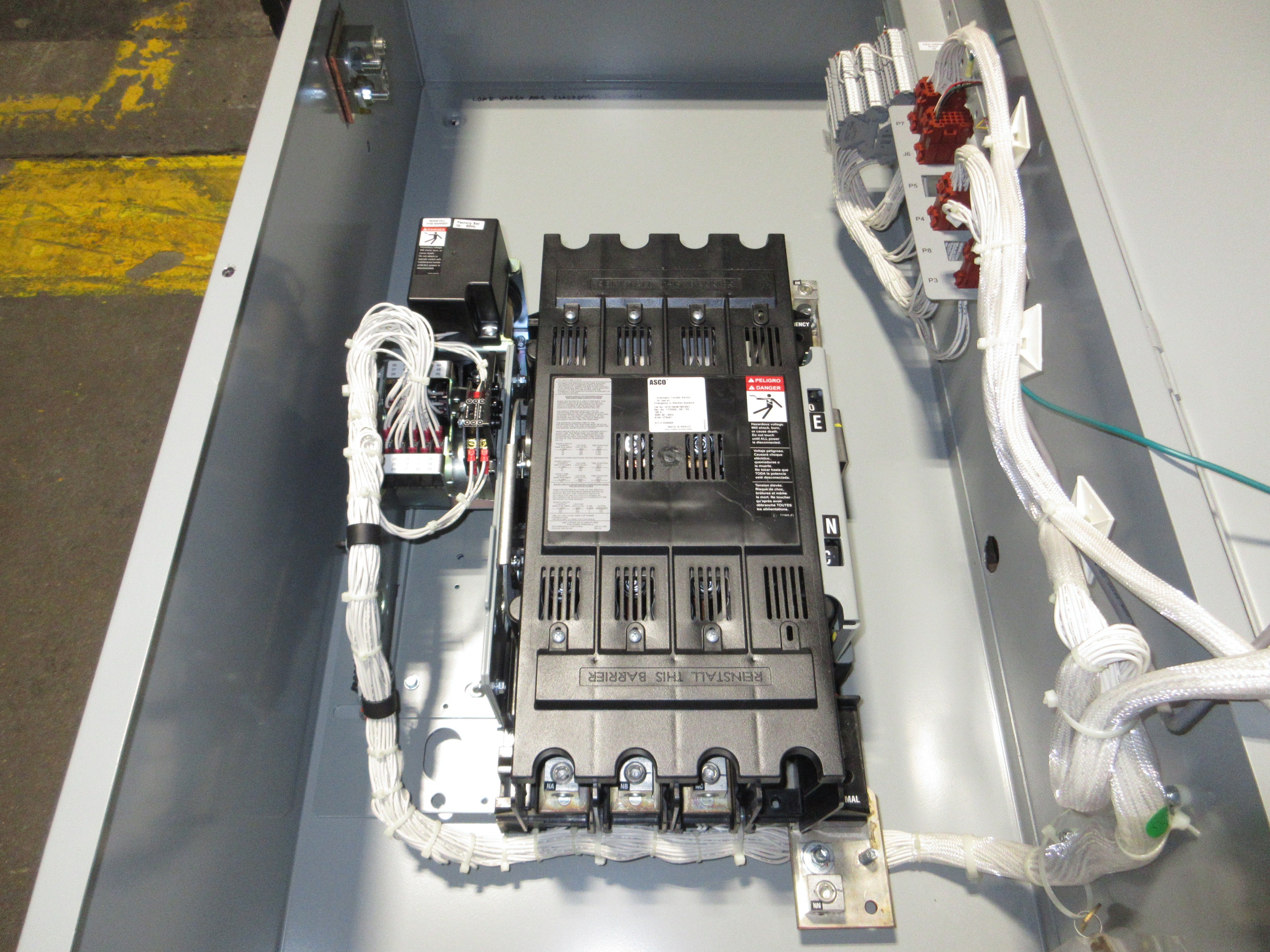 Asco 7000 Series Automatic Transfer Switch J07ATSA30150C5XC 150A 208V 3Ph Used