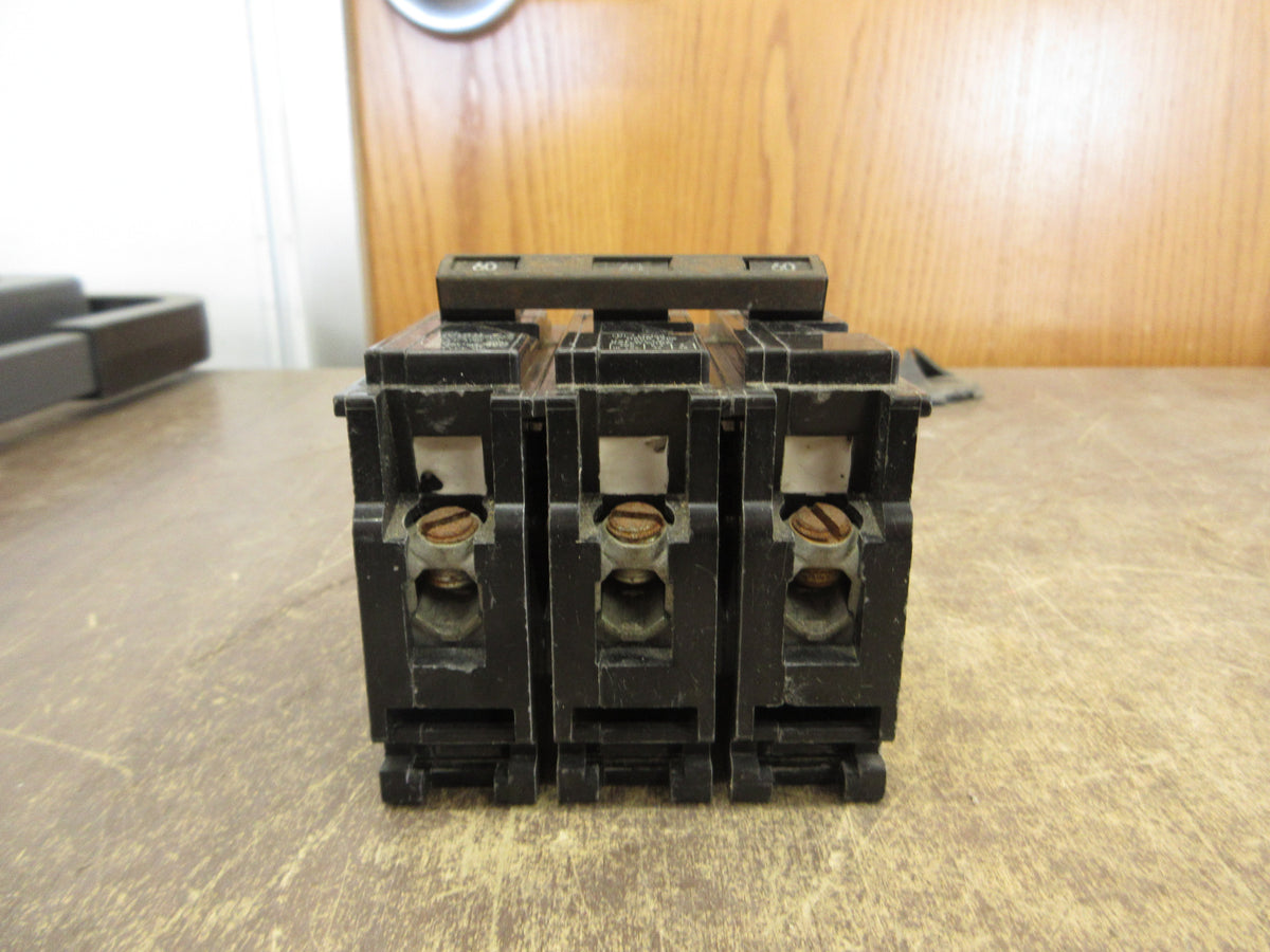 Gould Clip-On Circuit Breaker Q360 60A 240V 3P Used