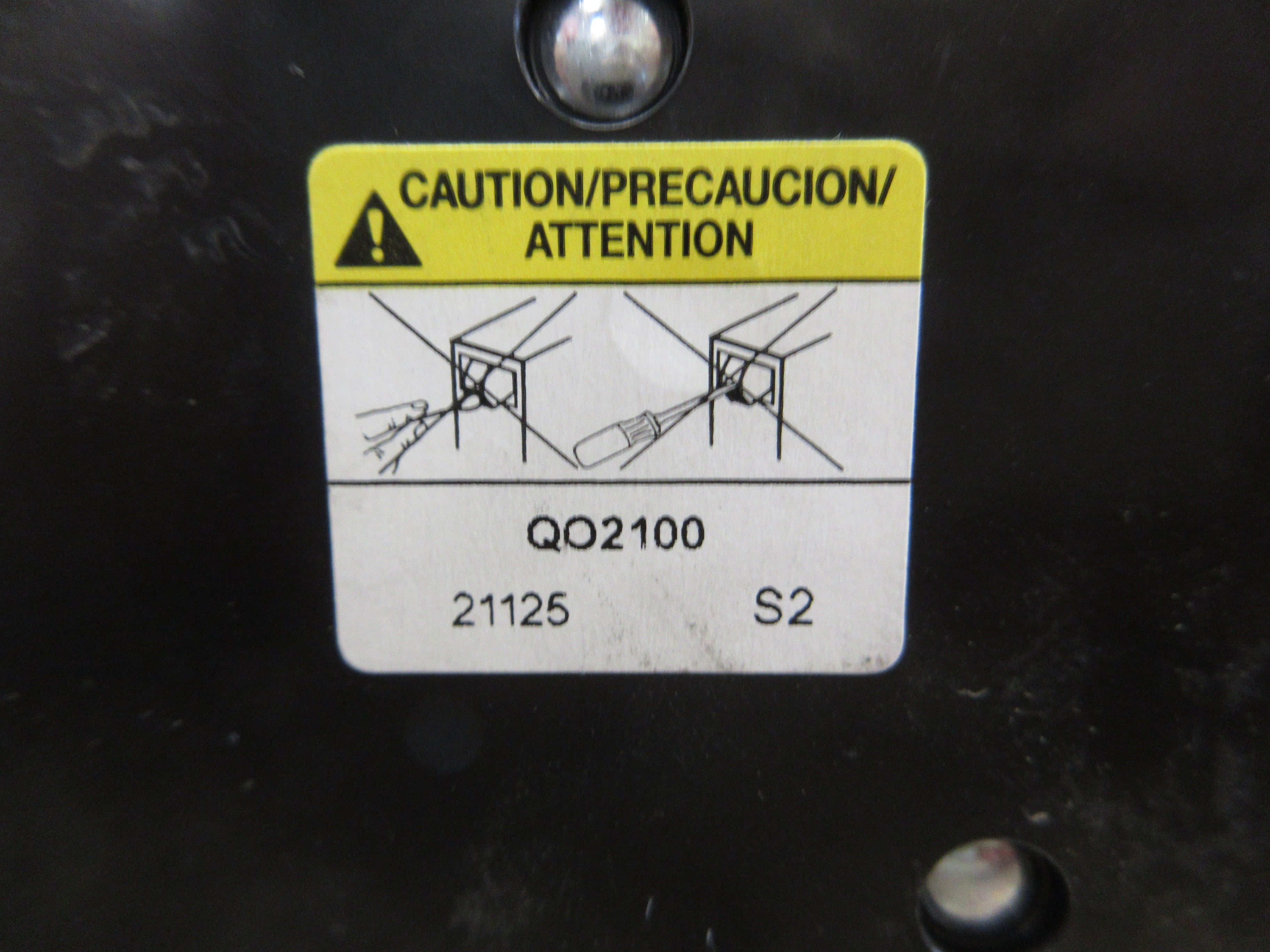 Square D Clip-On Circuit Breaker QO2100 100A 120/240V 2P Used