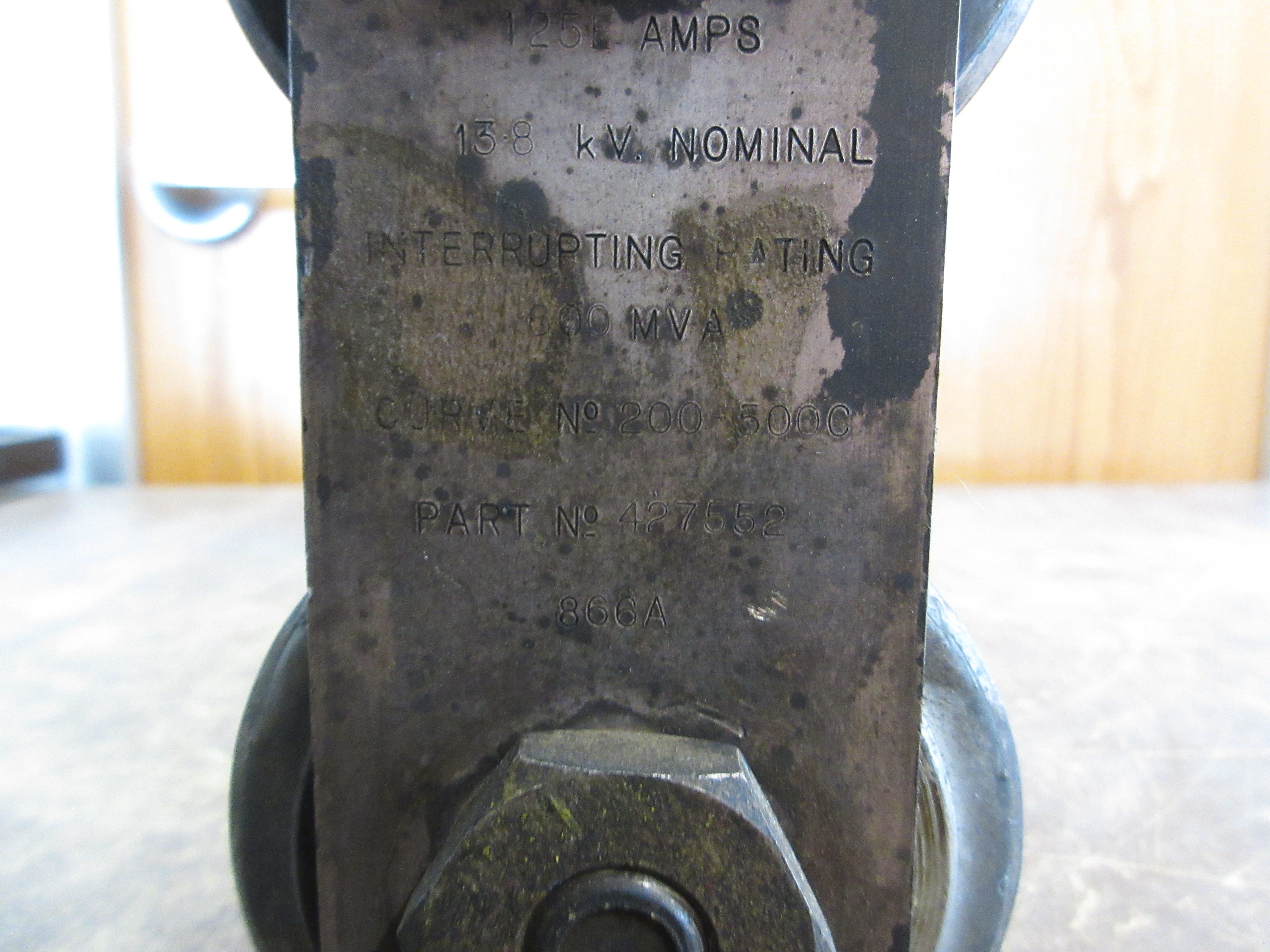 ITE Fuse 427552 125E 13.8kV Used