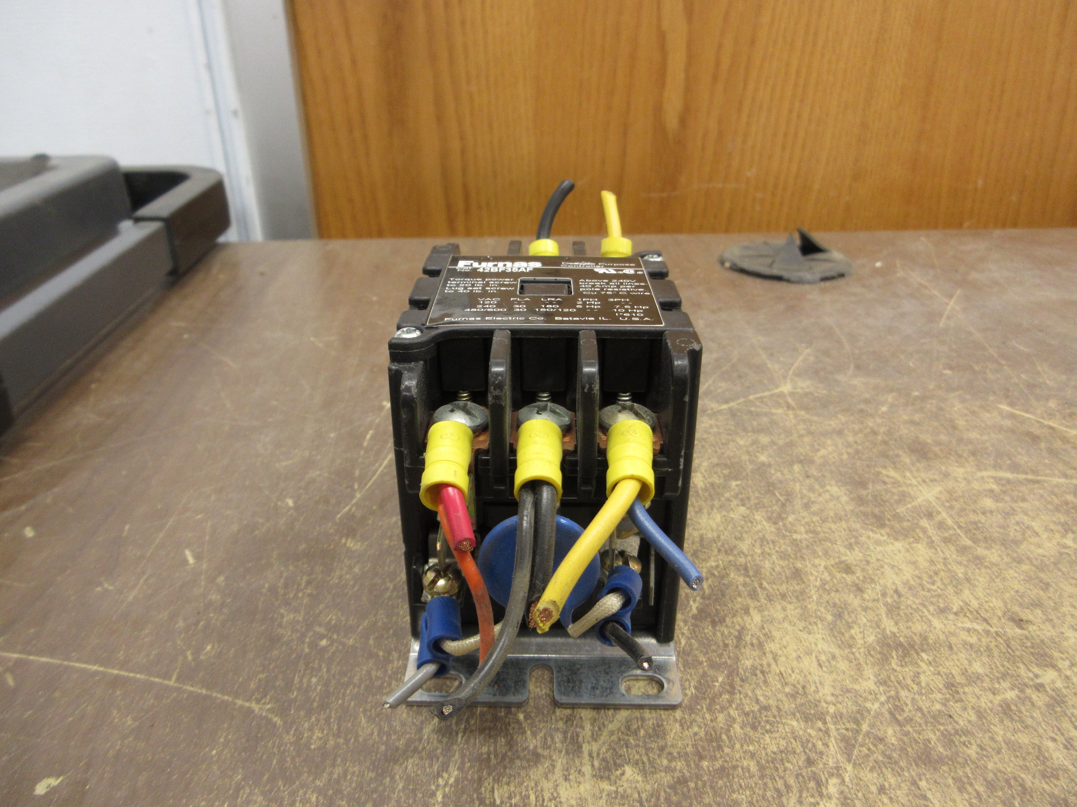 Furnas Definite Purpose Contactor 42BF35AF 120V Coil 30A 600V Used
