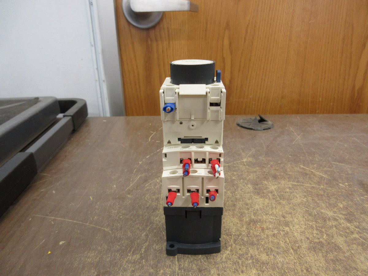 Schneider Electric Time Delay Relay LADR2 CAD32BD 24VDC Coil Range: 0.1-30s Used