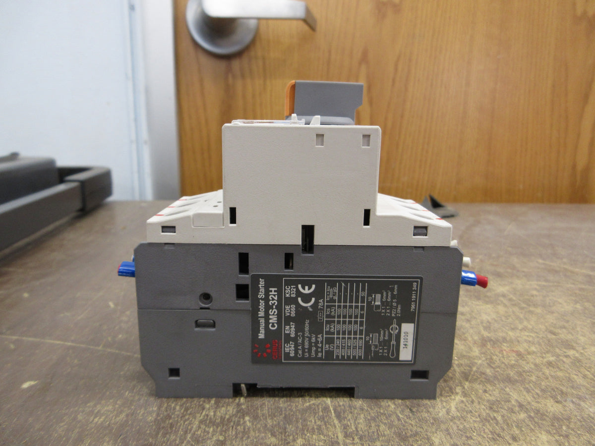 Cerus Industrial Manual Starter CMS-32H Trip: 4-32A Used