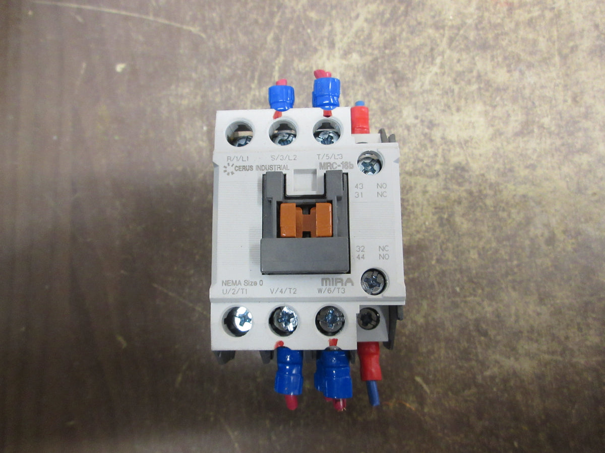 Cerus Industrial Mira Size 0 Contactor MRC-18b 220V Coil 40A 600V Used