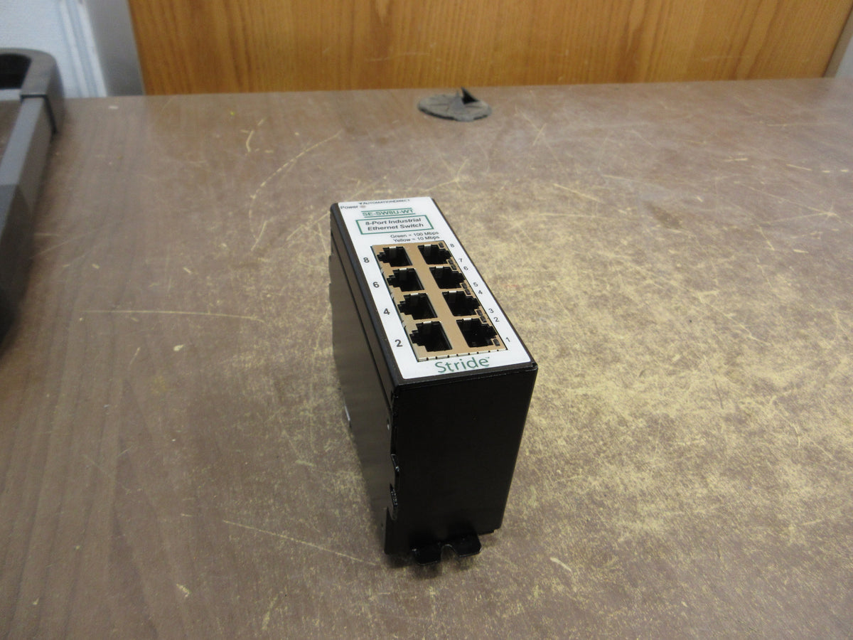 Automation Direct Stride Industrial Ethernet Switch SE-SW8U-WT Rev. 2.02 8-Port