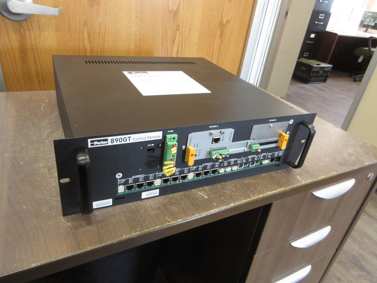 Parker 890GT Parallel Control Module LA472972W001 24-48 VDC 2A Used