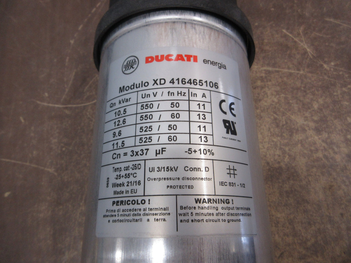 Ducati Module XD Capacitor 416465106 3x37 uF 525/550V Used