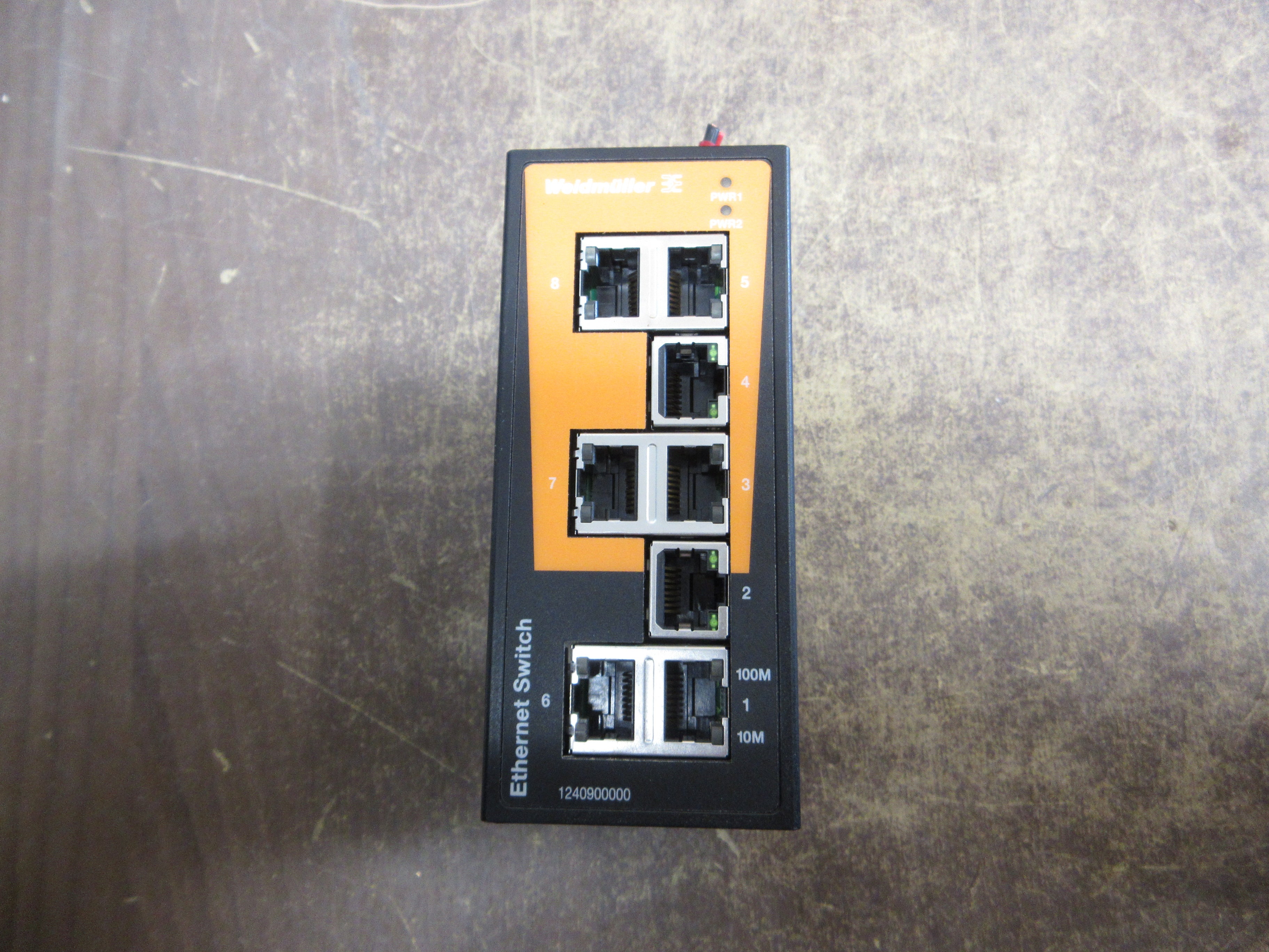 Weidmuller IE-SW-BL08-8TX Ethernet Switch 1240900000 Rev: 2.0.0 8-Port Used