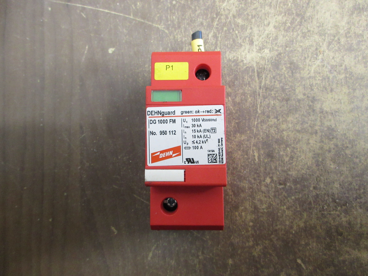 Dehn DEHNguard DG1000 FM Surge Arrester 950 112 1000V 50/60Hz In: 10kA Used