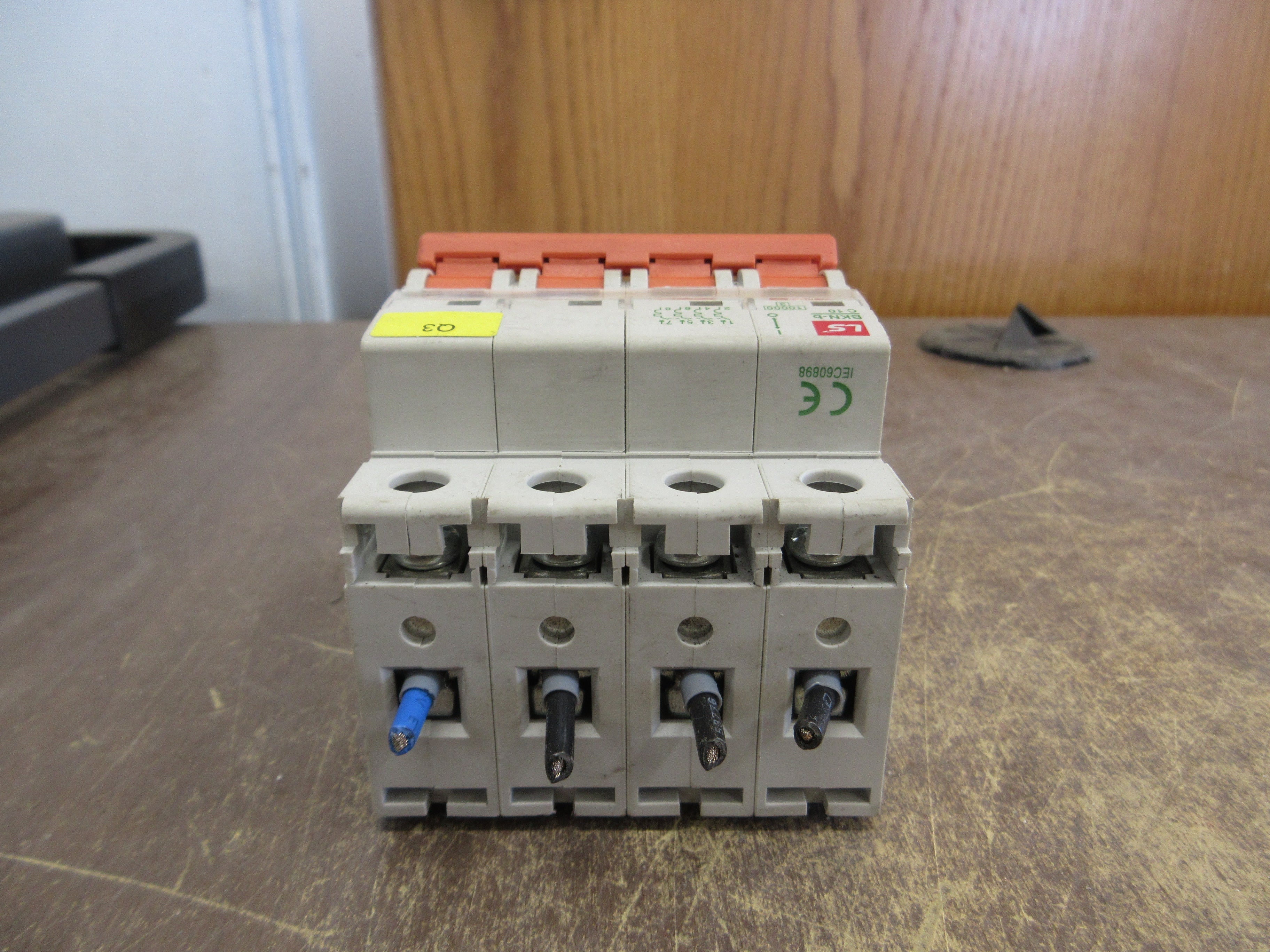 LS Circuit Breaker BKN-b C 10 10A 4P Used